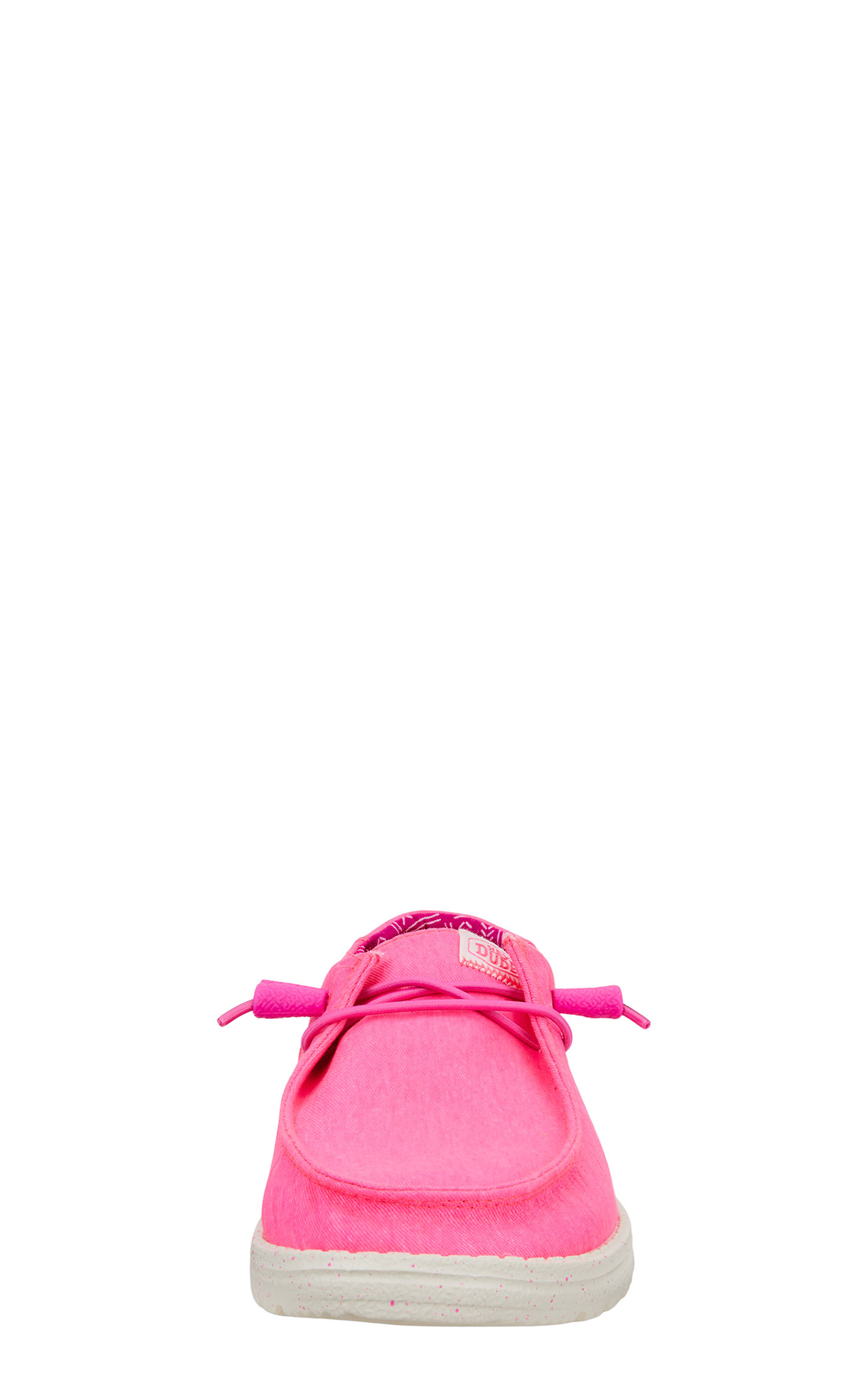 Hey Dude Women's Neon Pink Wendy Moc Toe Casual Shoes - Image 1
