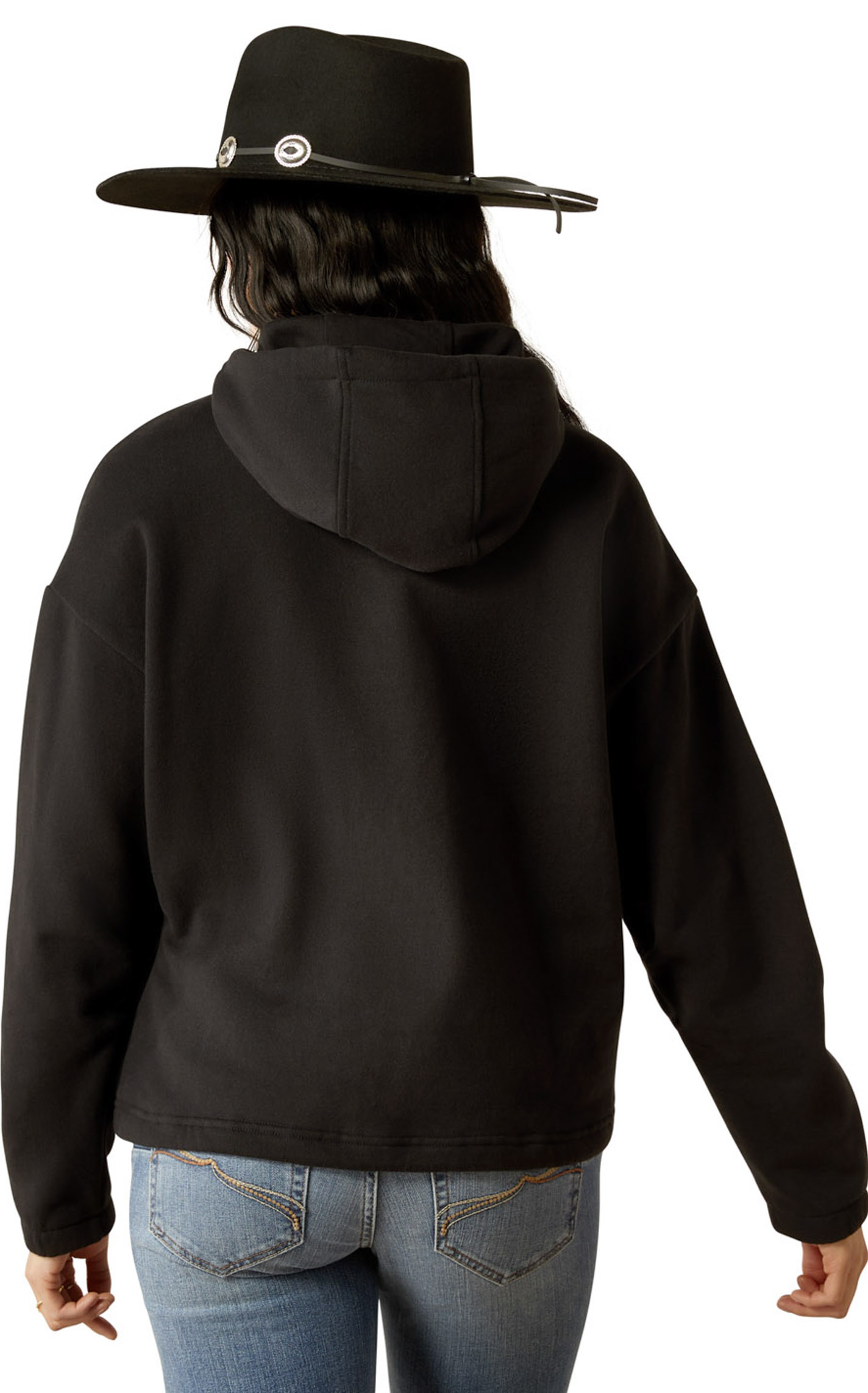 Ariat Women's Black Logo Graphic Essential Hoodie - Image 1