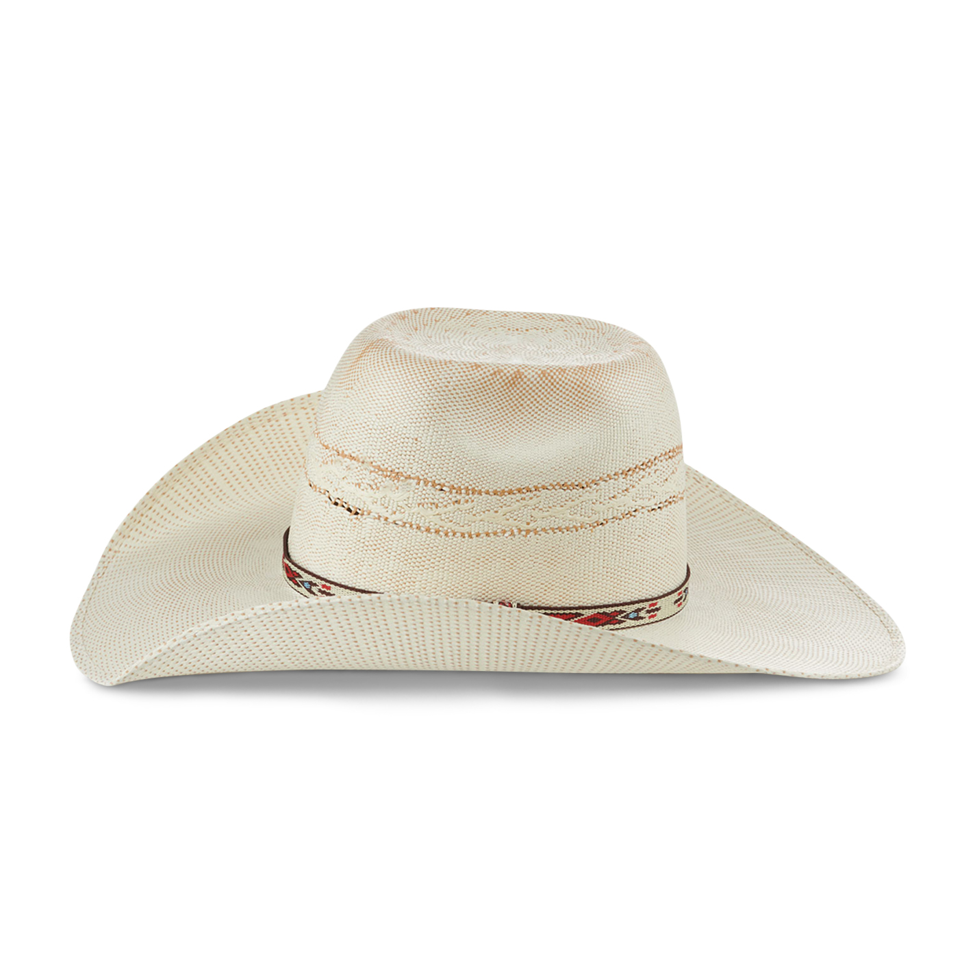 Rafter C Tan Punchy Bangora Straw Hat - Image 1