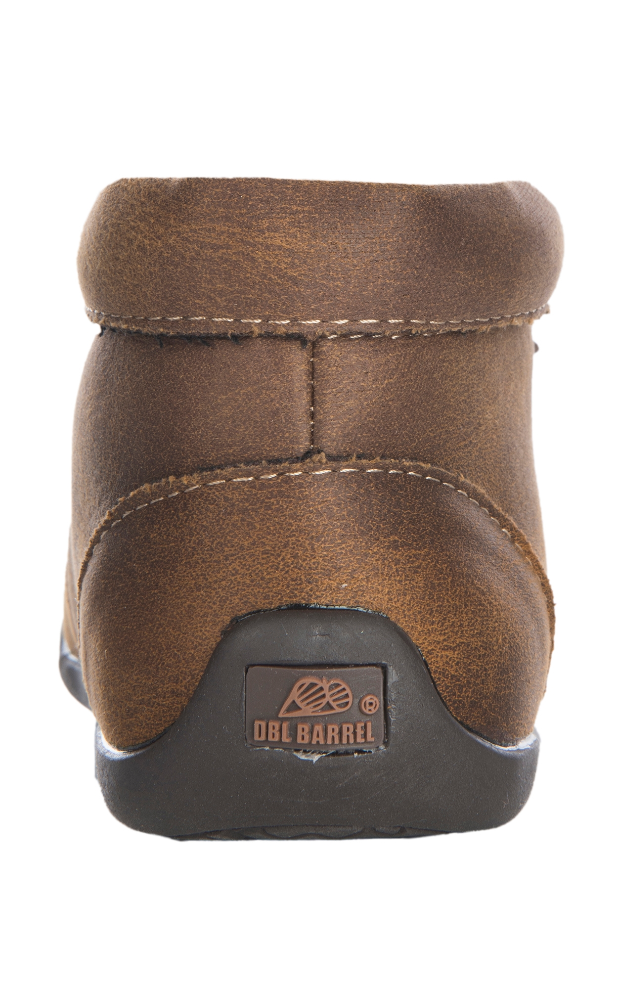Double Barrel Toddler Cocoa and Camel Handwoven Chukka Shoe - Image 1