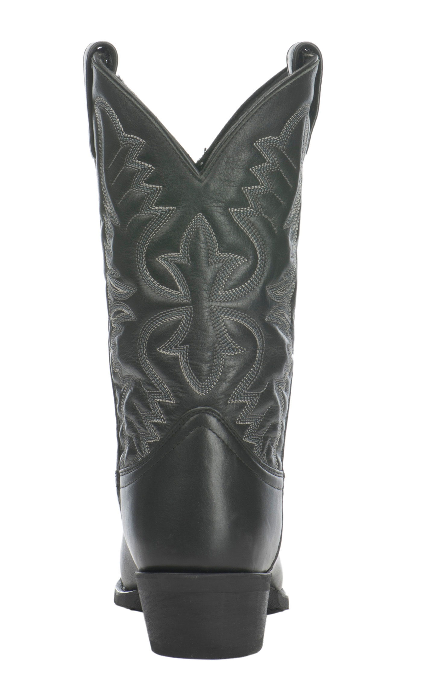Laredo Men's Black Round Toe Cowboy Boots - Image 1