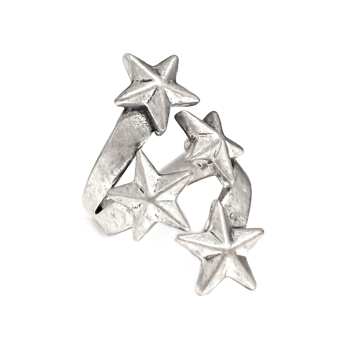Cowgirl Confetti Silver Look Up Ring - Image 1