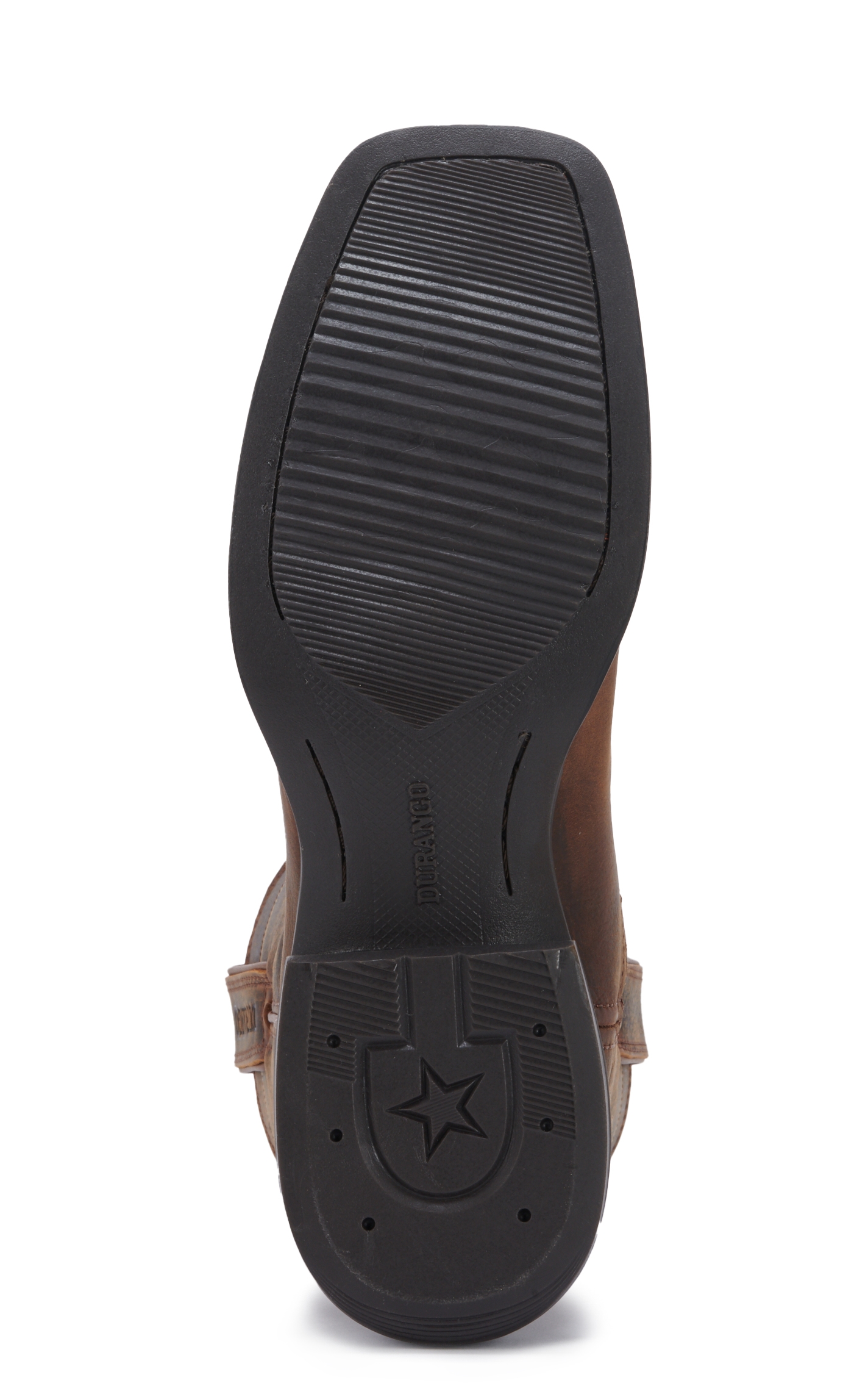 Durango Men's Westward Prairie Brown Wide Square Toe Cowboy Boots - Image 1