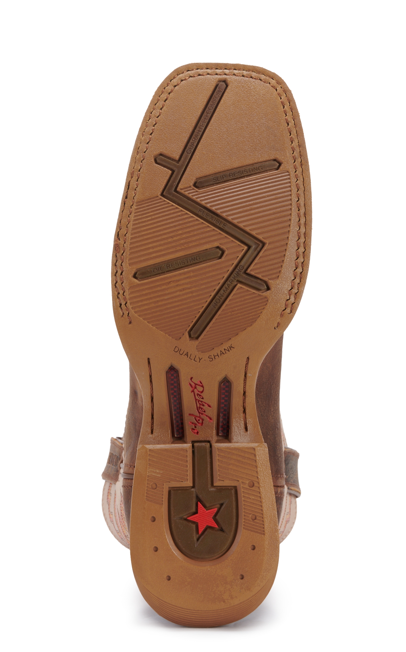 Durango Men's Rebel Pro Coffee Brown and Bone Square Toe Cowboy Boot - Image 1