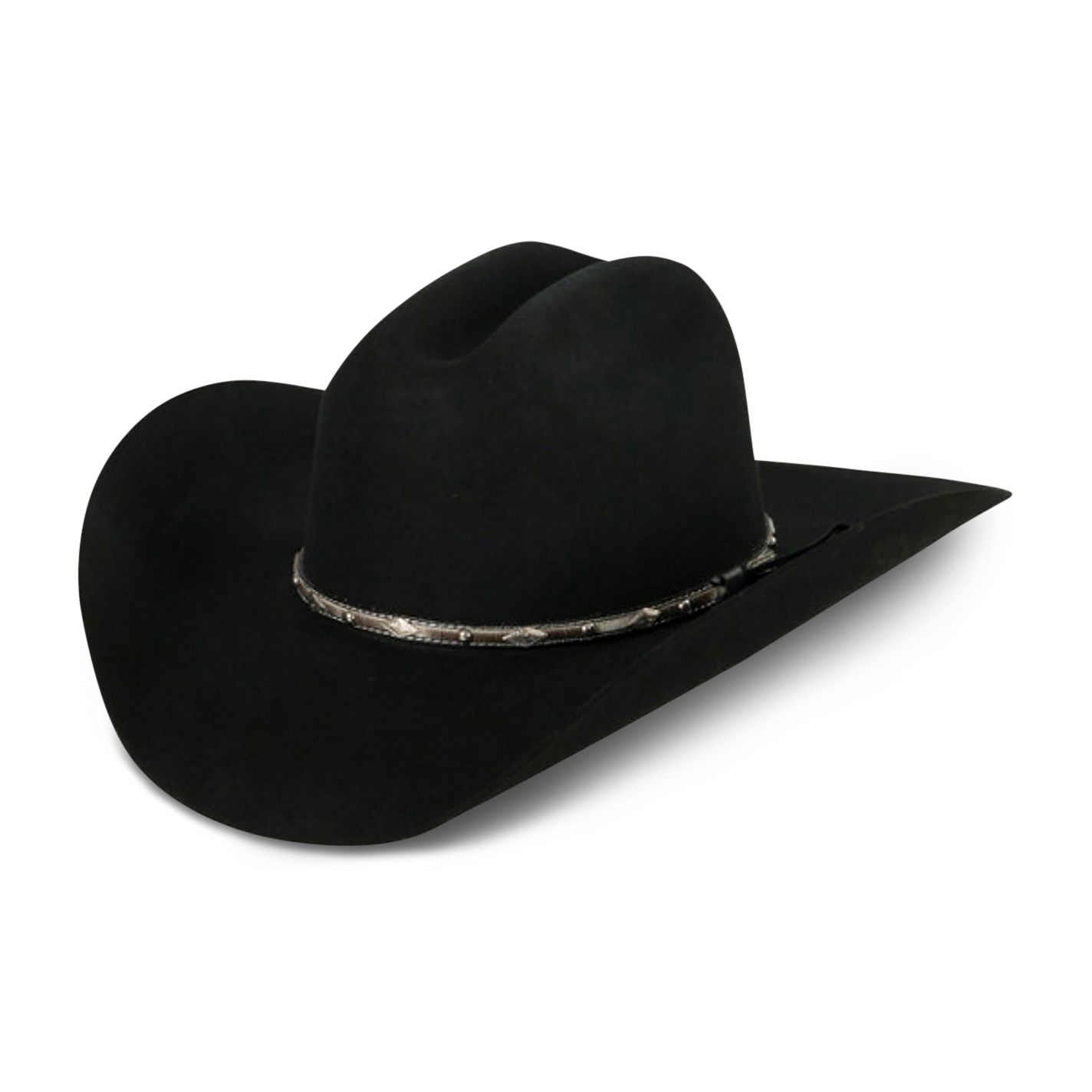 Cavender's 3X Brindle Black Premium Wool Cowboy Hat - Image 1