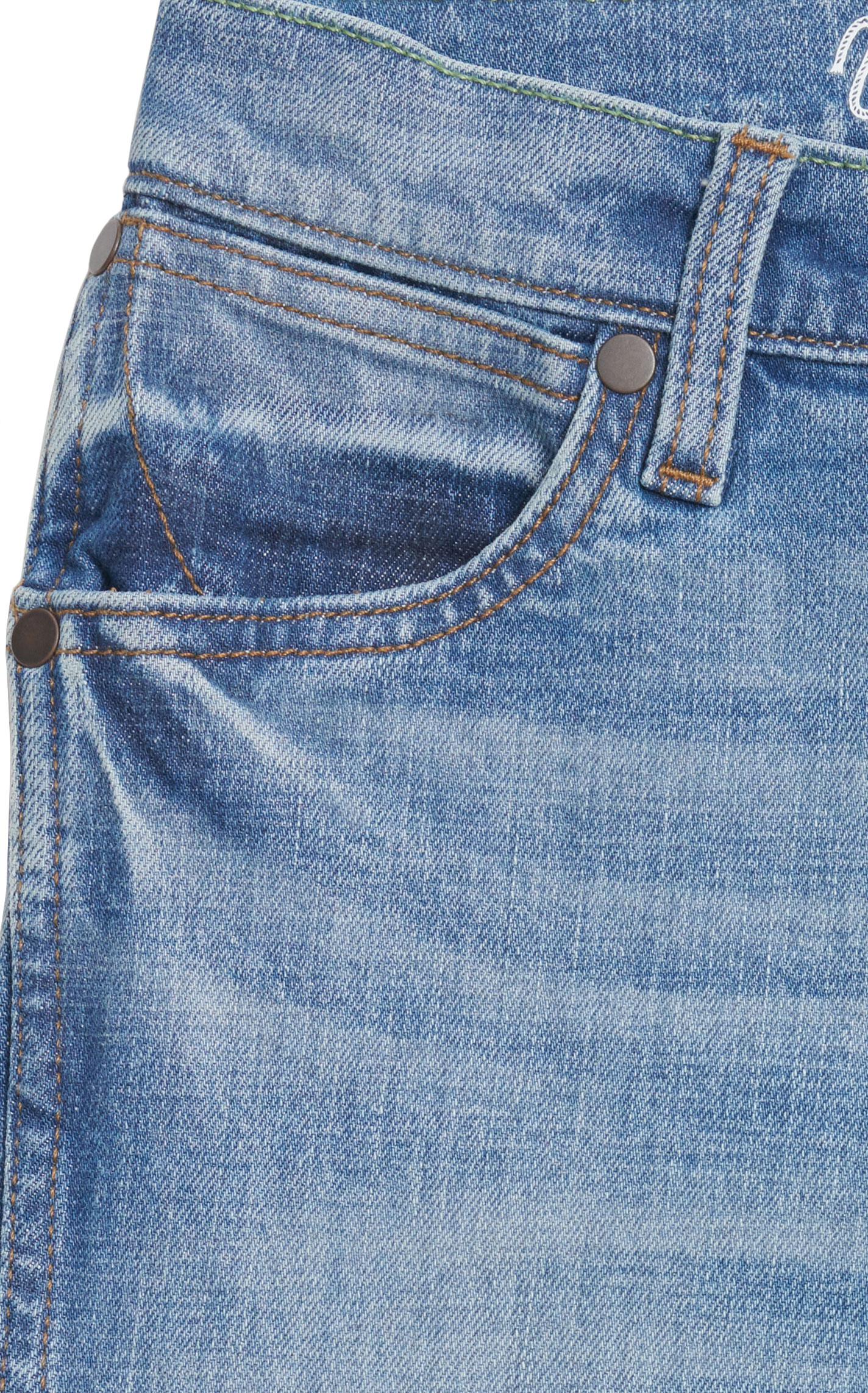 Wrangler Retro Boy's Roughhouse 88B Light Wash Slim Straight Leg Jeans (8-16) - Image 1