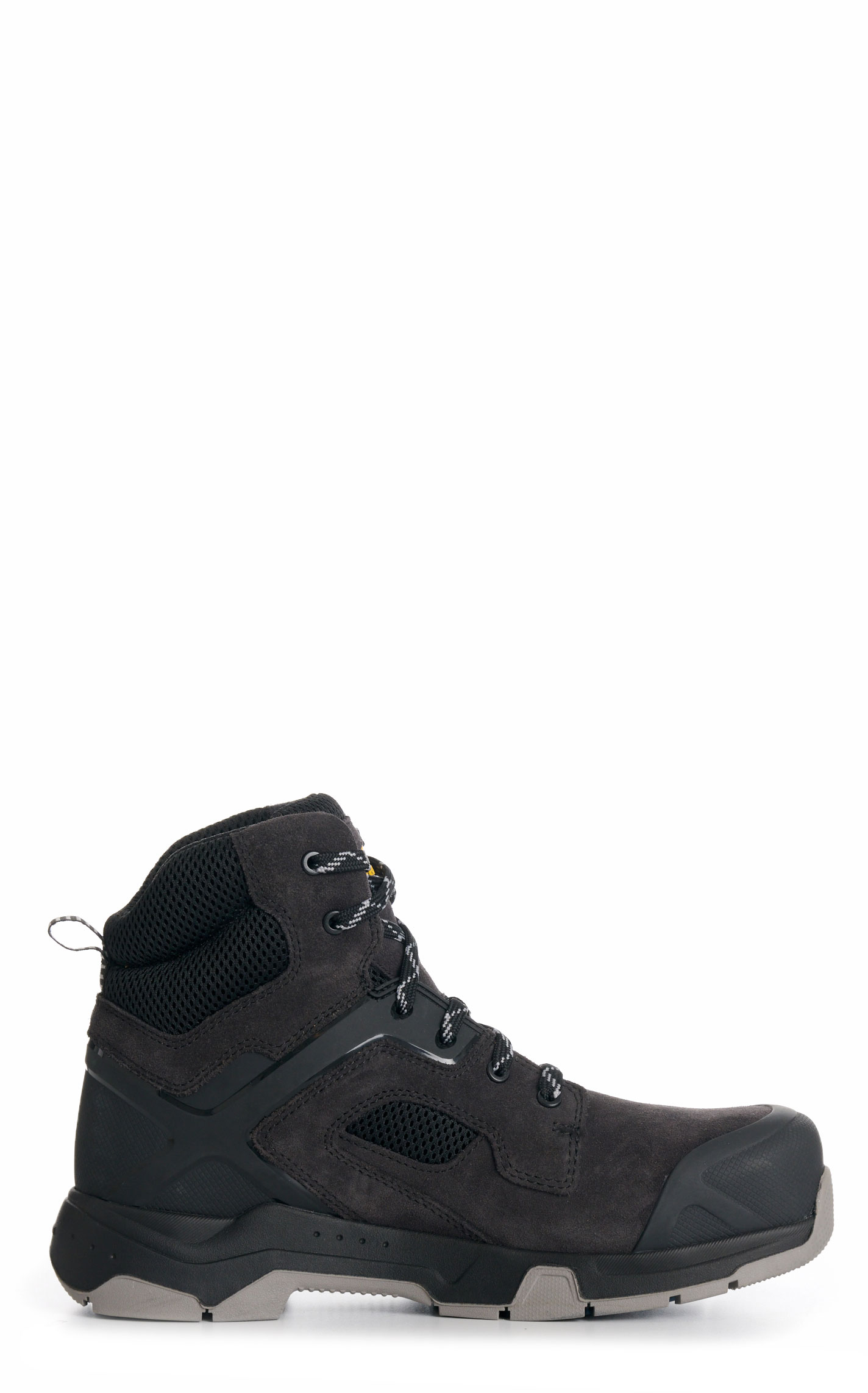 Terra Men’s Black Suede Cobalt 6” Composite Toe Safety Work Boots - Image 1