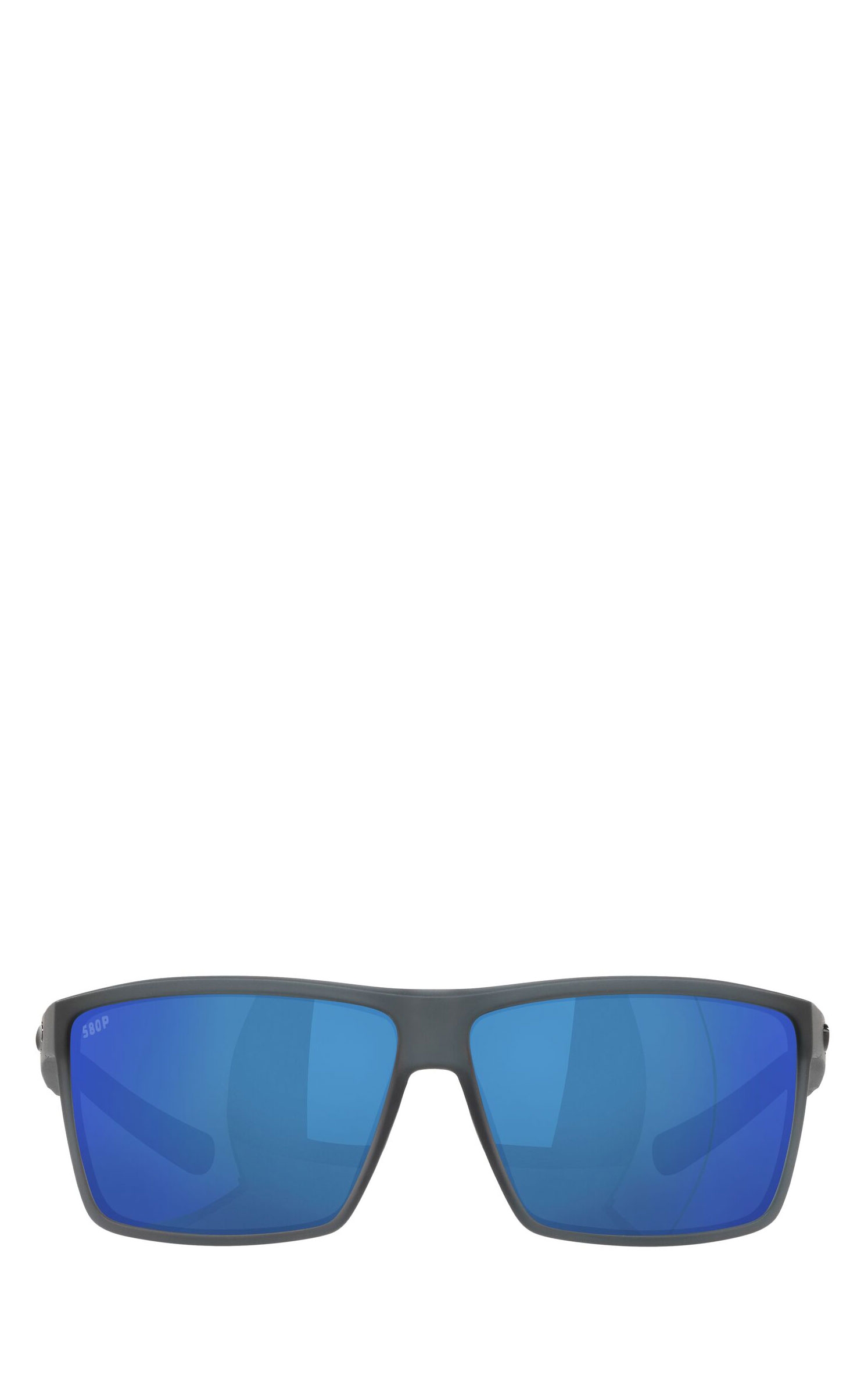 Costa Rincon Matte Smoke Crystal with Blue Mirror Polarized Polycarbonate Lenses Sunglasses - Image 1