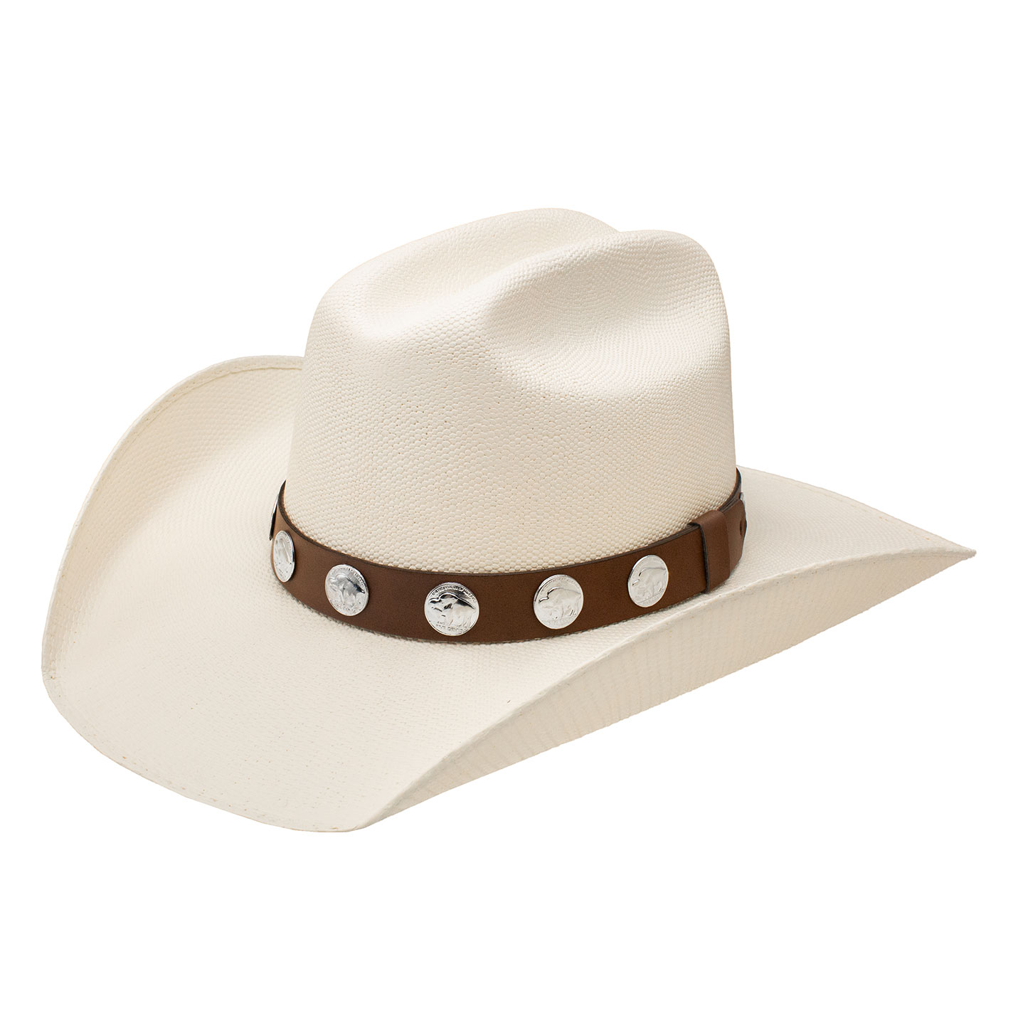 Charlie 1 Horse Lainey Wilson Women's Hang Tight Honey White Cattleman Crown Straw Cowboy Hat - Image 1