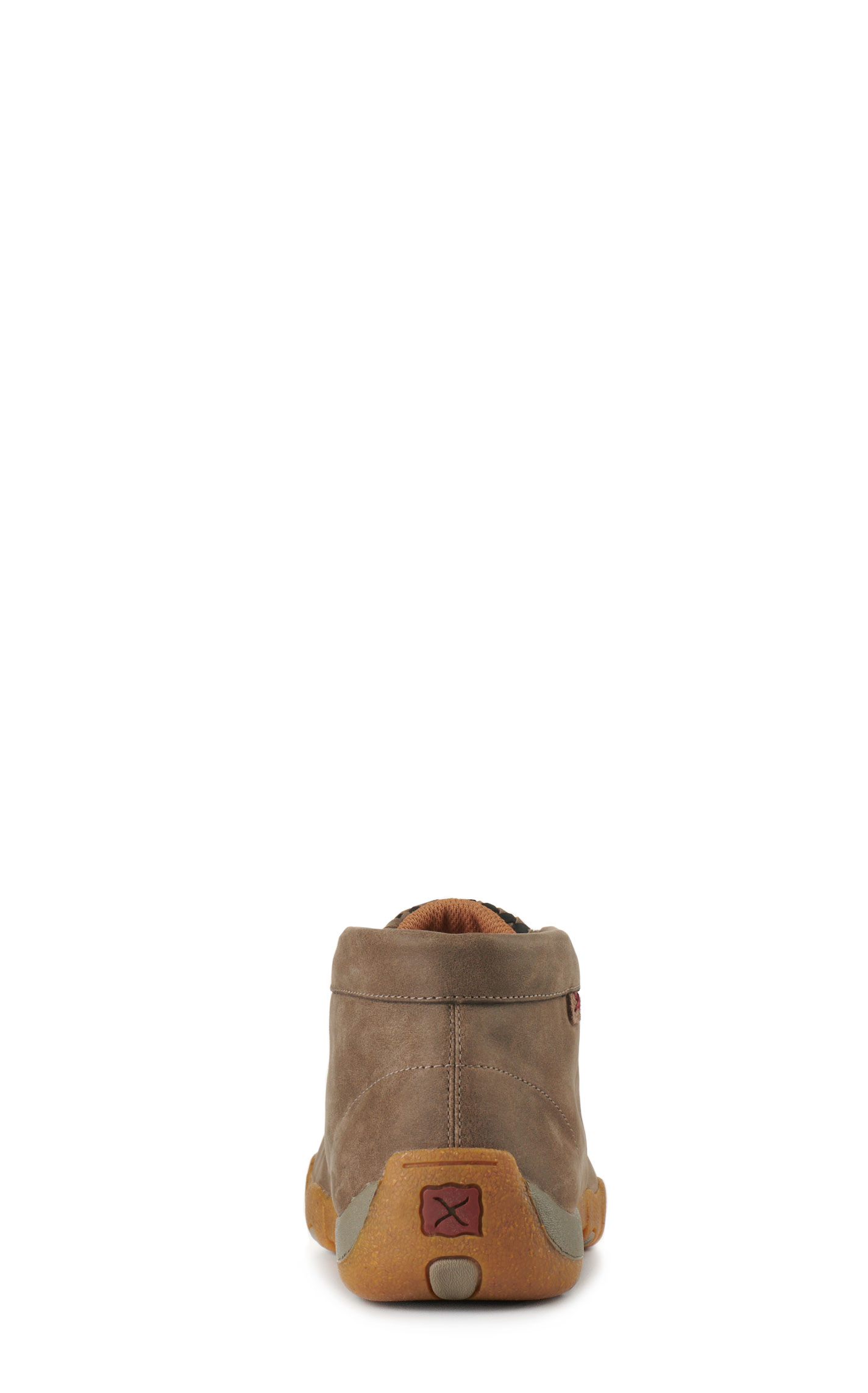 Twisted X Men's Taupe with Black Basketweave Driving Moccasin Casual Shoe - Image 1