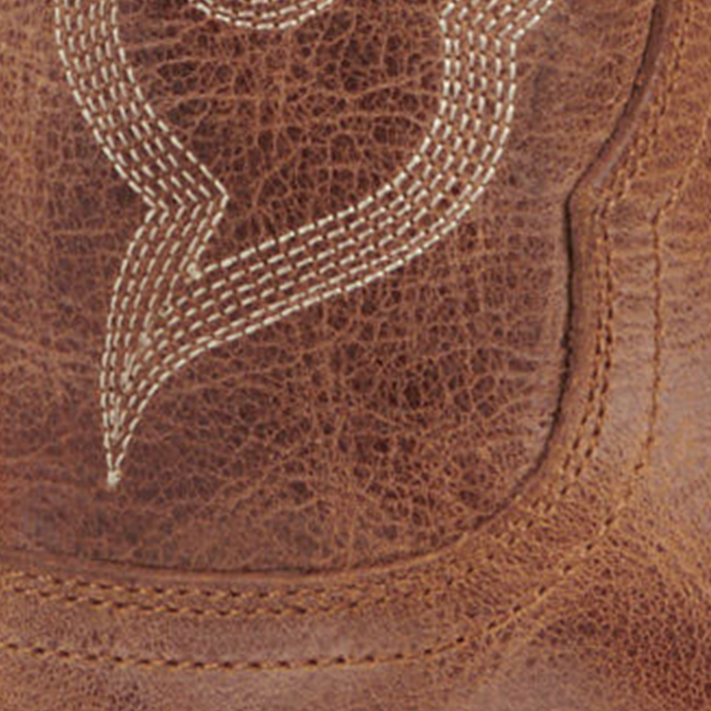 Cavender’s Women’s Antique Leather Taupe with Tonal Embroidery Snip Toe Cowboy Boots  - Image 1