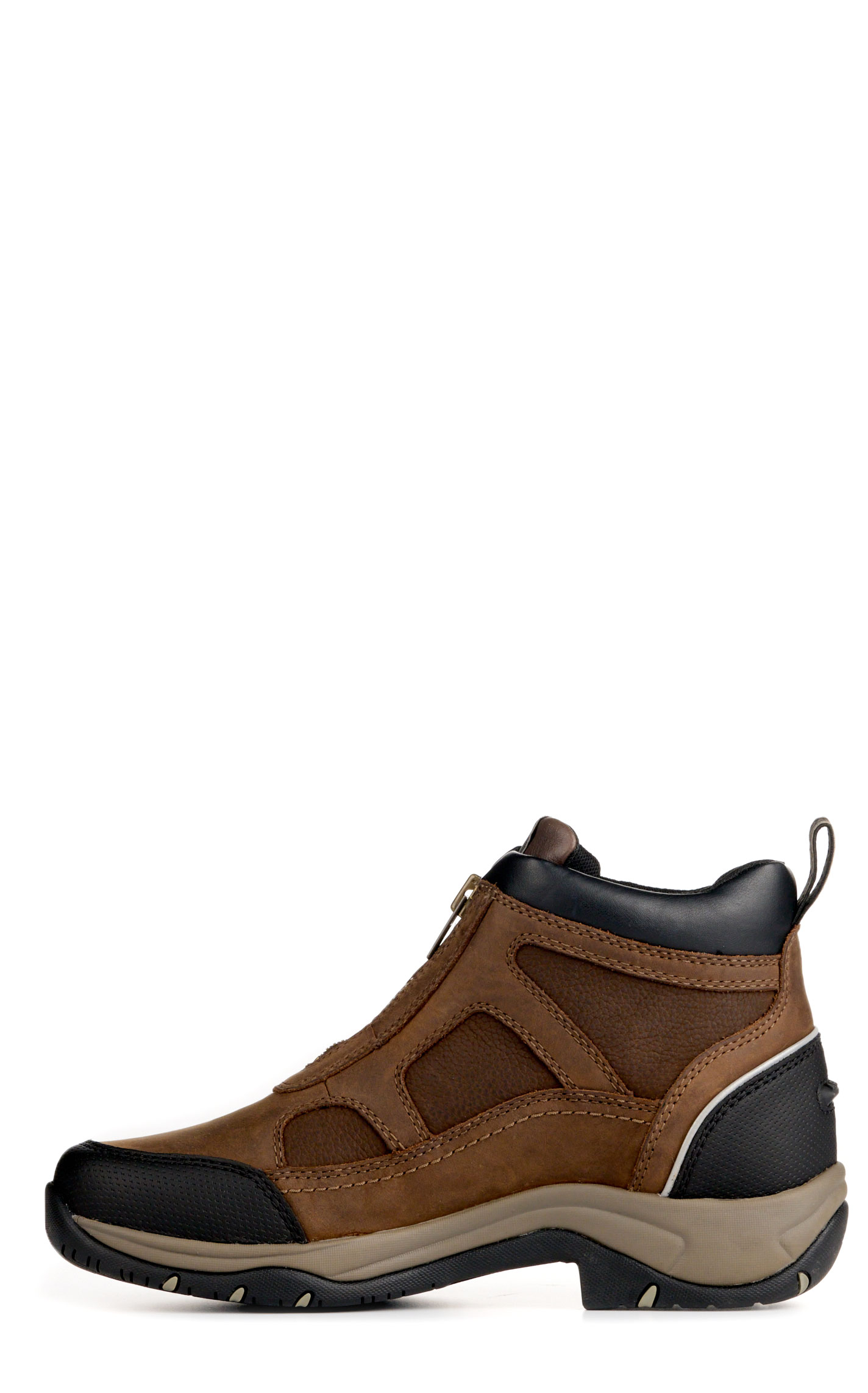 Ariat Women's Palm Brown Terrain Zip Waterproof Round Toe Boots - Image 1