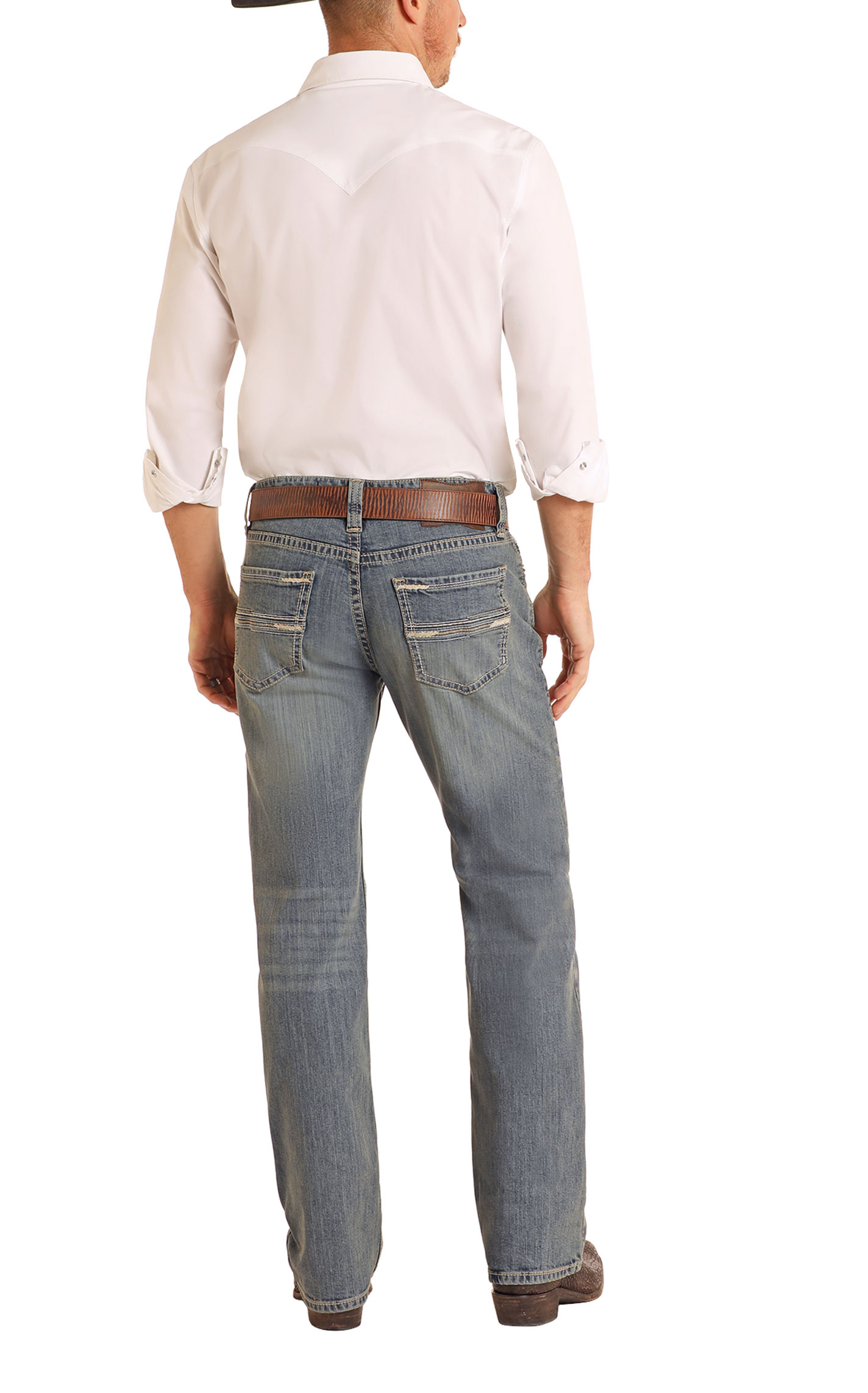 Rock & Roll Denim Men's Medium Double Barrel Straight Jeans - Image 1