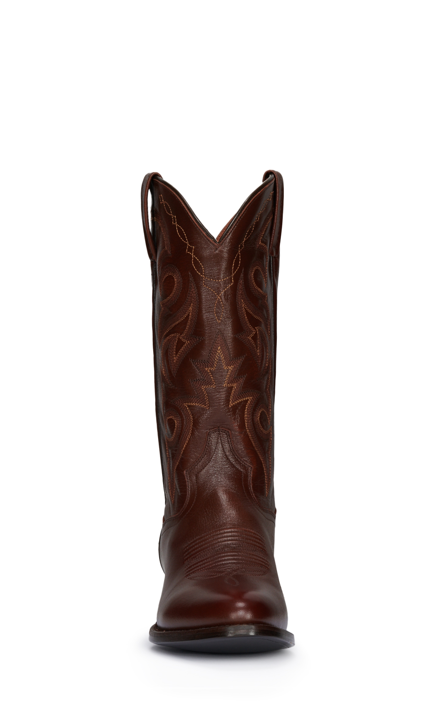 Dan Post Men's Antiqued Tan Round Toe Cowboy Boot - Image 1