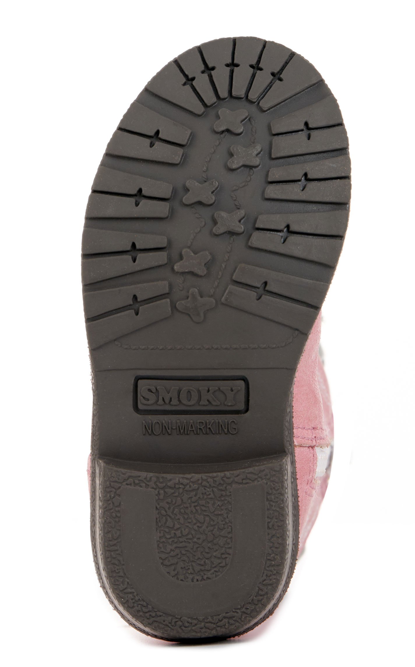 Smoky Mountain Toddler's Hopalong Distressed Pink Round Toe Cowboy Boots - Image 1