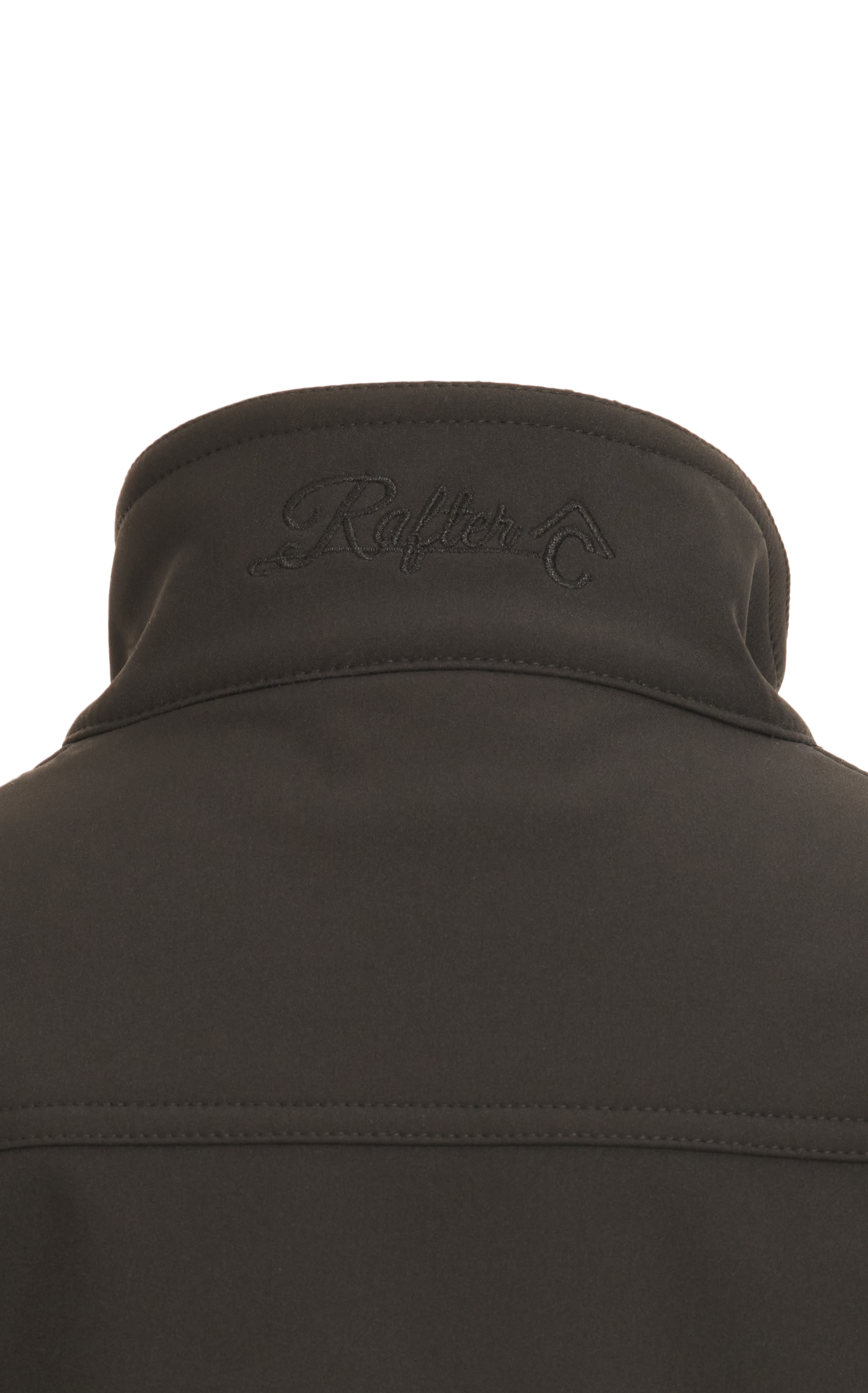 Rafter C Boy's Black Long Sleeve Softshell Zippered Jacket - Image 1