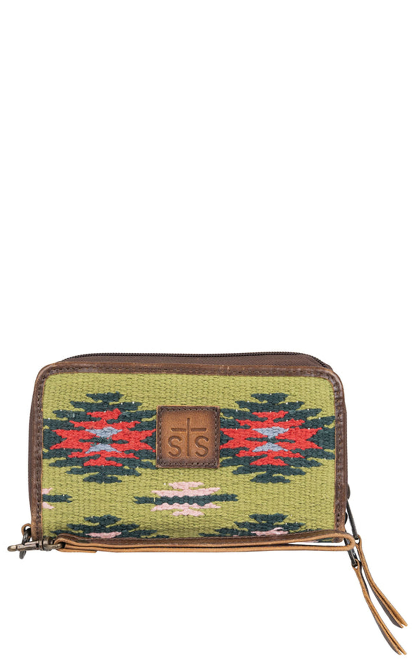 STS Ranchwear Green & Red Aztec Baja Dreams Kacy Organizer - Image 1