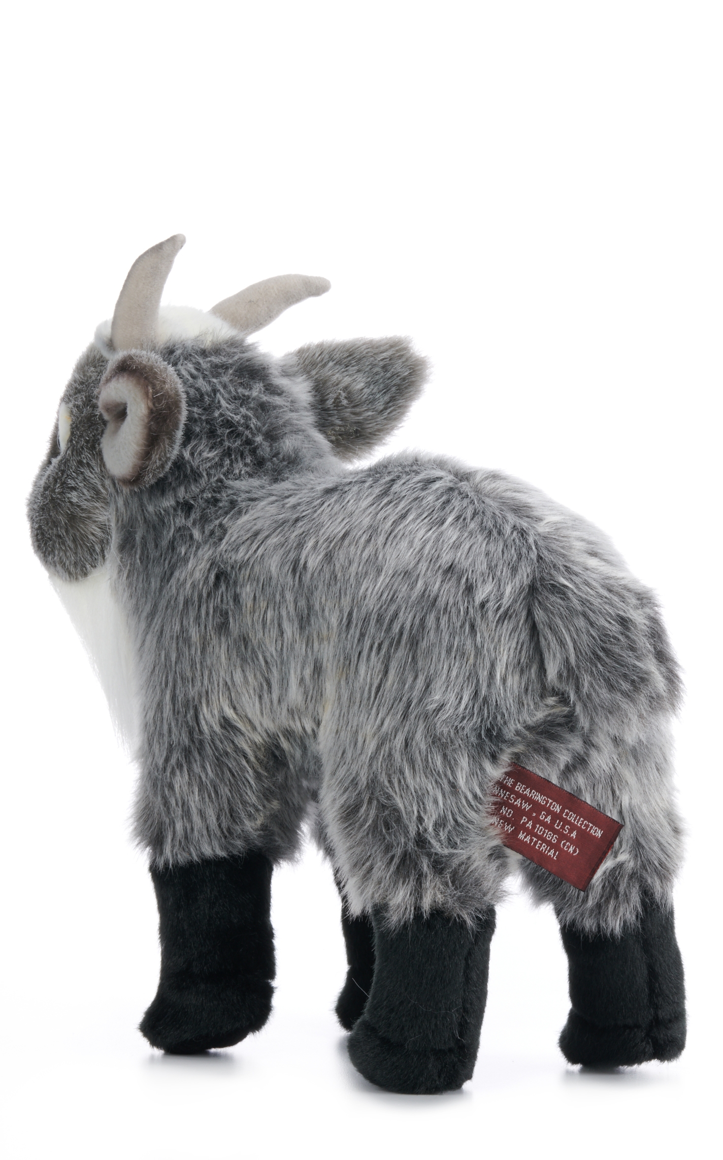 Bearington Collection Barnyard Buddies Garret Billy Goat Stuffed Animal - Image 1