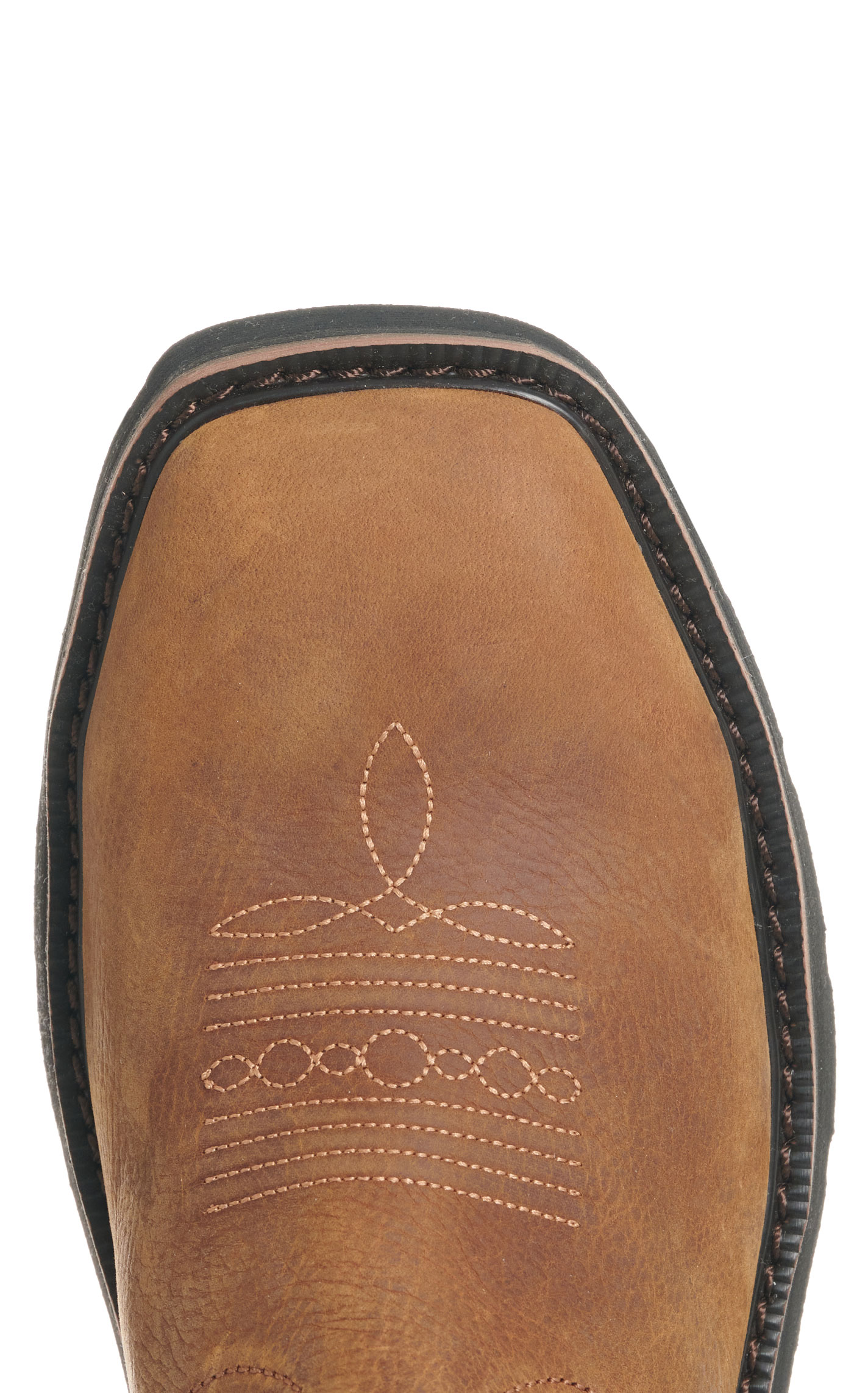 Wolverine Men's Rancher Flag LX Brown Wide Square Toe Work Boots - Image 5