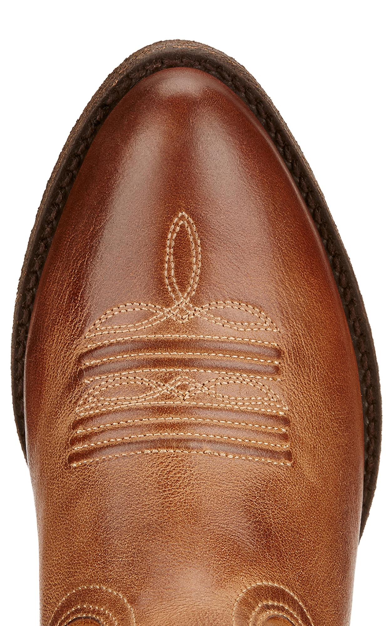 Ariat Women's Darlin Burnt Sugar Leather Round Toe Western Booties - Image 1