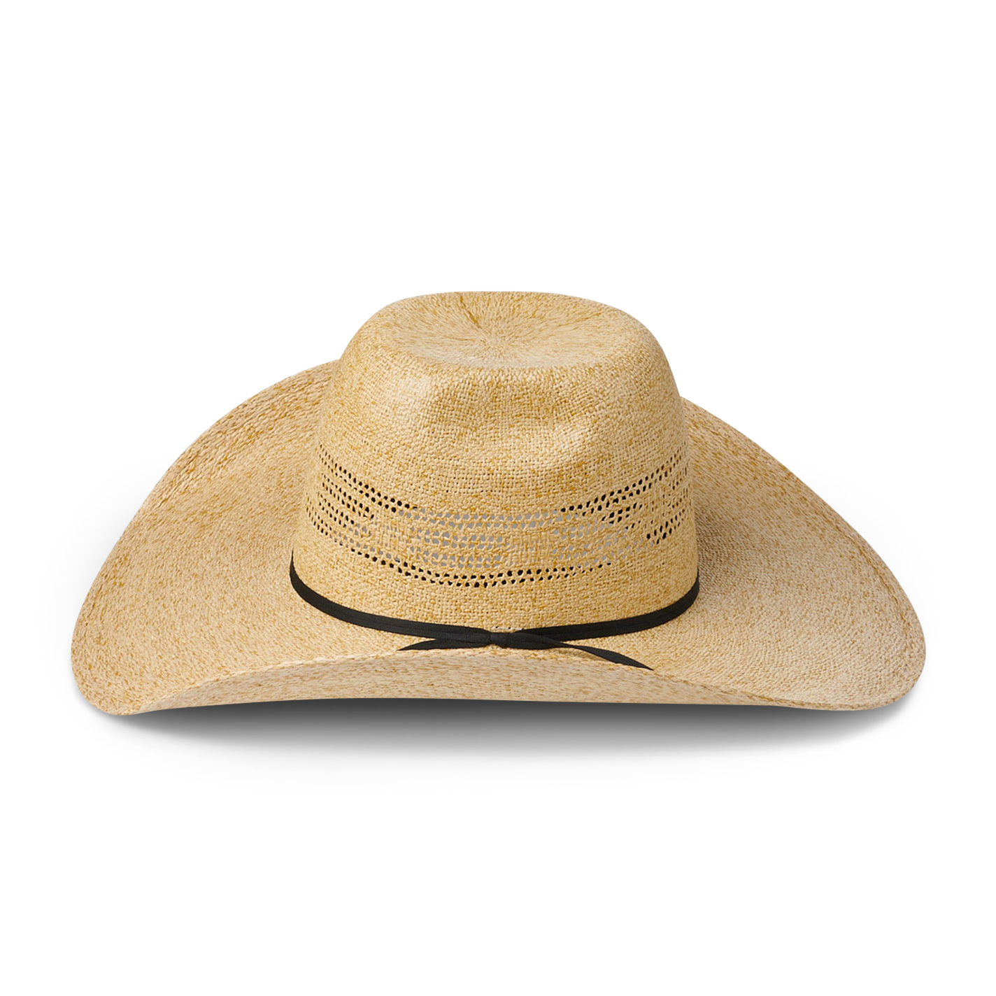 Rodeo King 25X Burlap Brown Heavy Duty Bangora Straw Cowboy Hat - Image 1