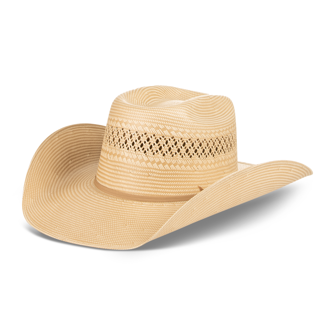 Resistol Cody Johnson Cojo Special Natural and Tan Ventilated Straw Cowboys Hat - Image 1