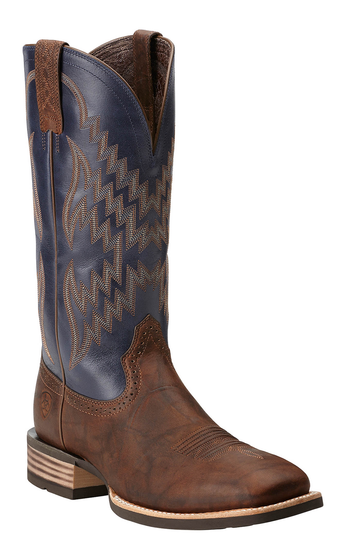 Ariat Men's Tycoon Bar & Arizona Sky Wide Square Toe Cowboy Boots - Image 1