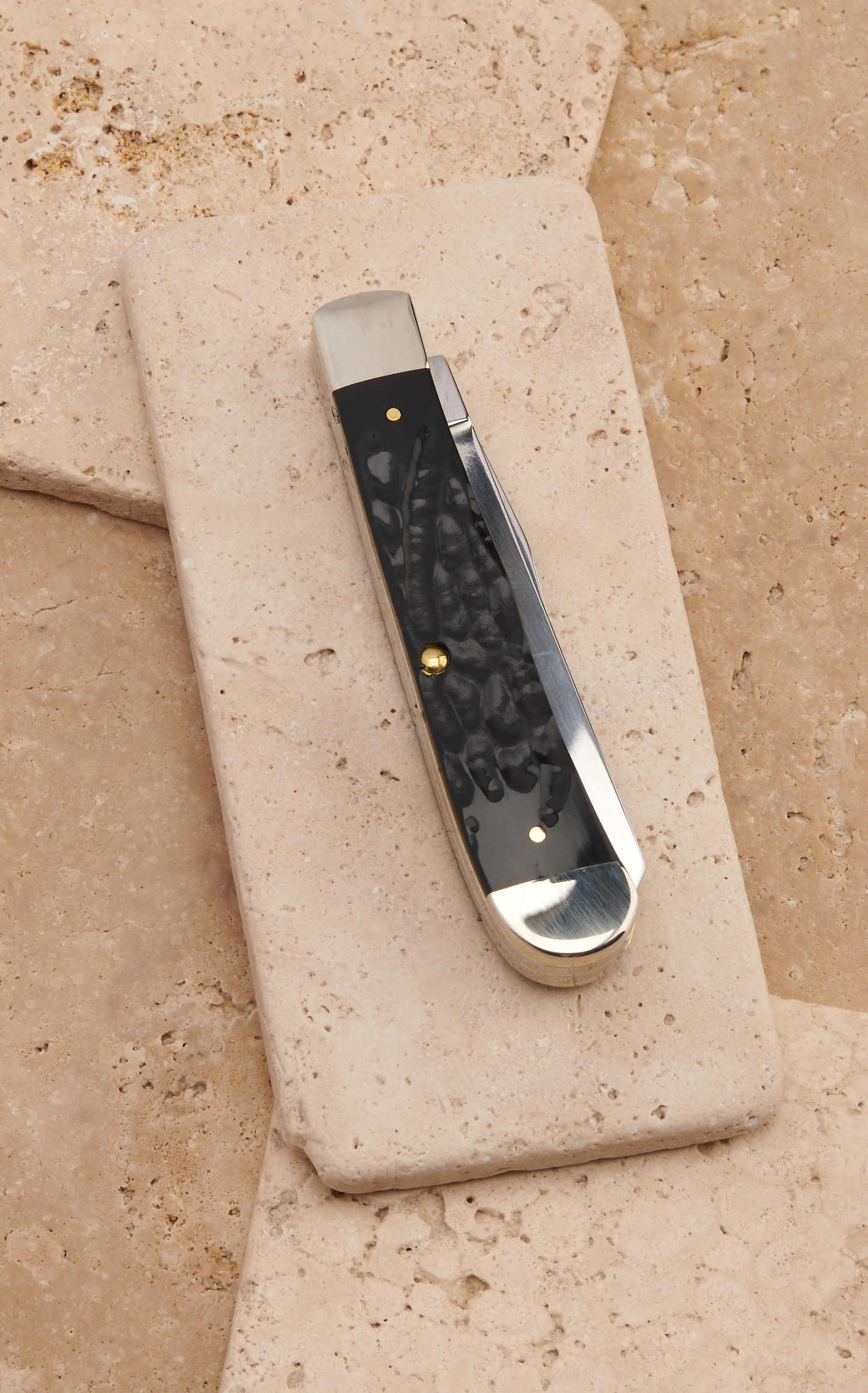 Case Rough Black Synthetic Trapper Knife - Image 1