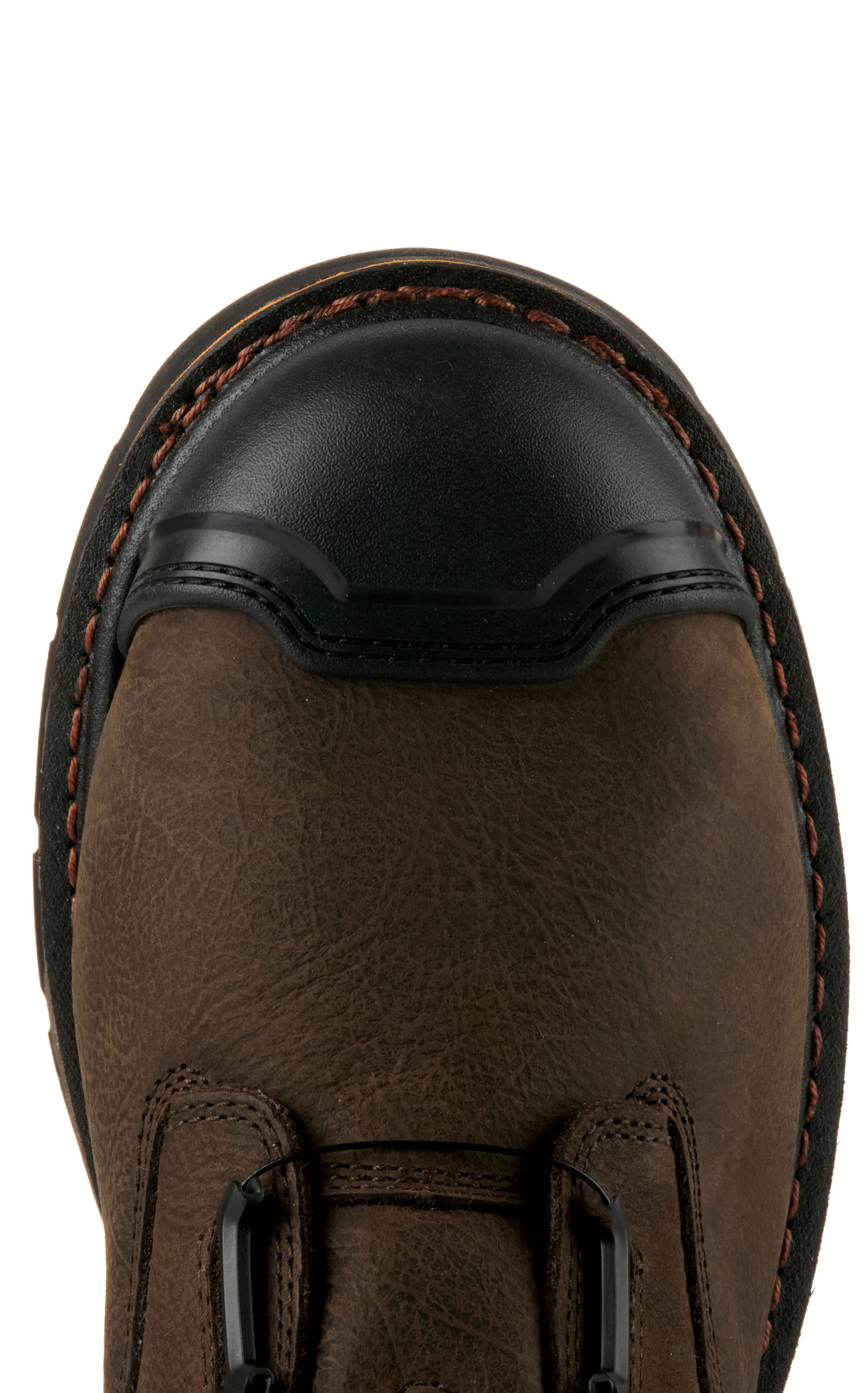 Ariat Men's Stump Jumper Dark Brown BOA Waterproof Round Composite Toe Lace Up Work Boots - Image 1