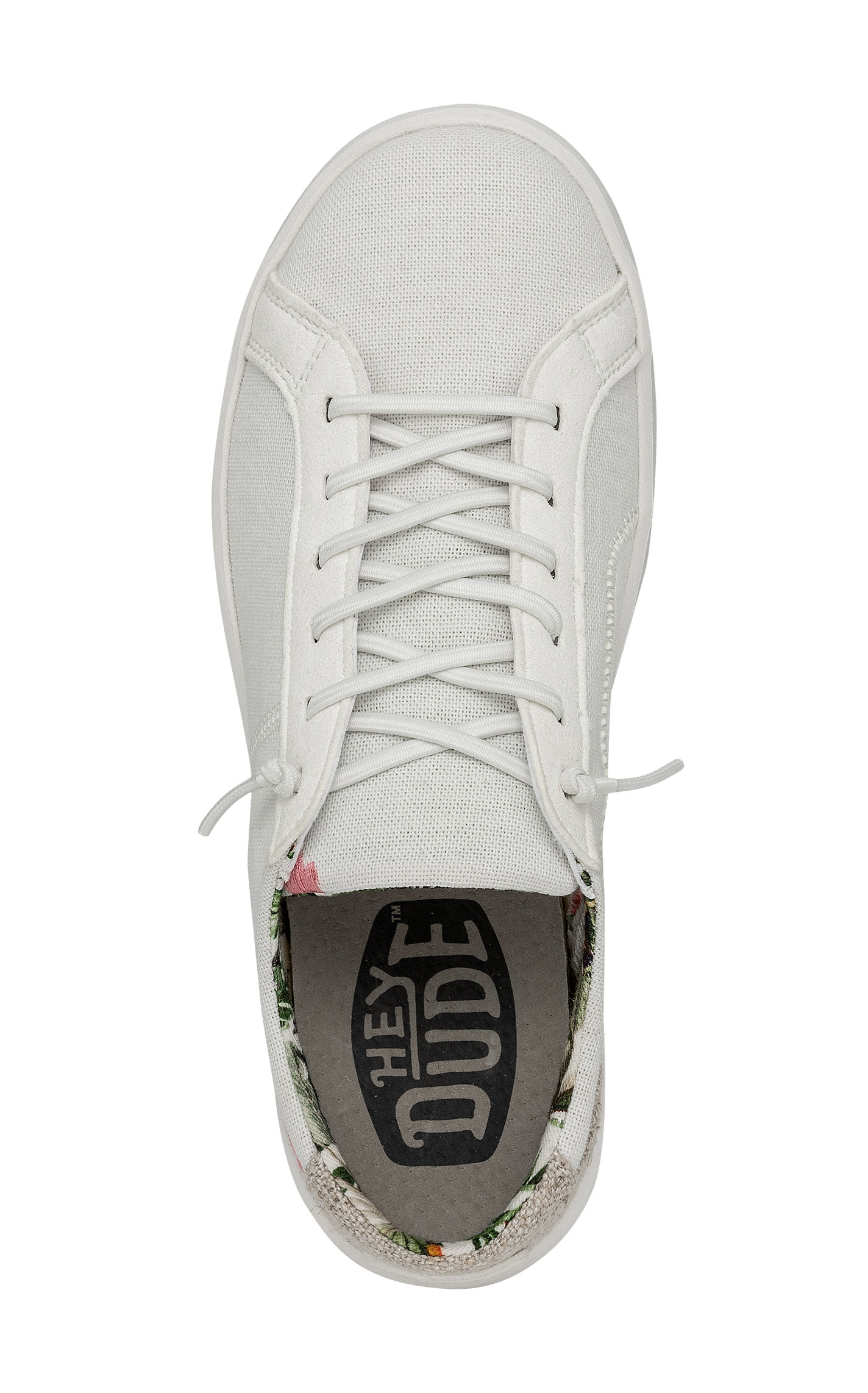 Hey Dude Women's Coconut White Karina Sneaker - Image 1