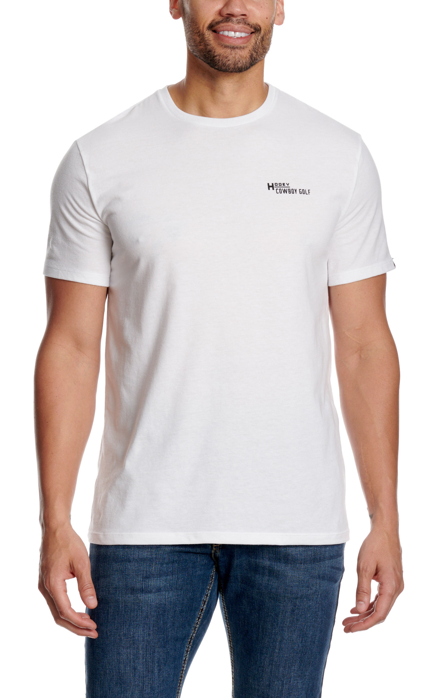 Hooey Men's Country Clubbin' White T-Shirt - Image 2