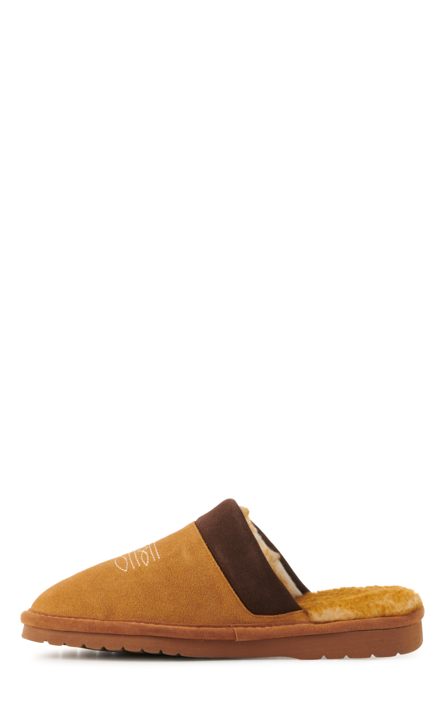 Ariat Men's Silversmith Chestnut Suede Slippers - Image 1