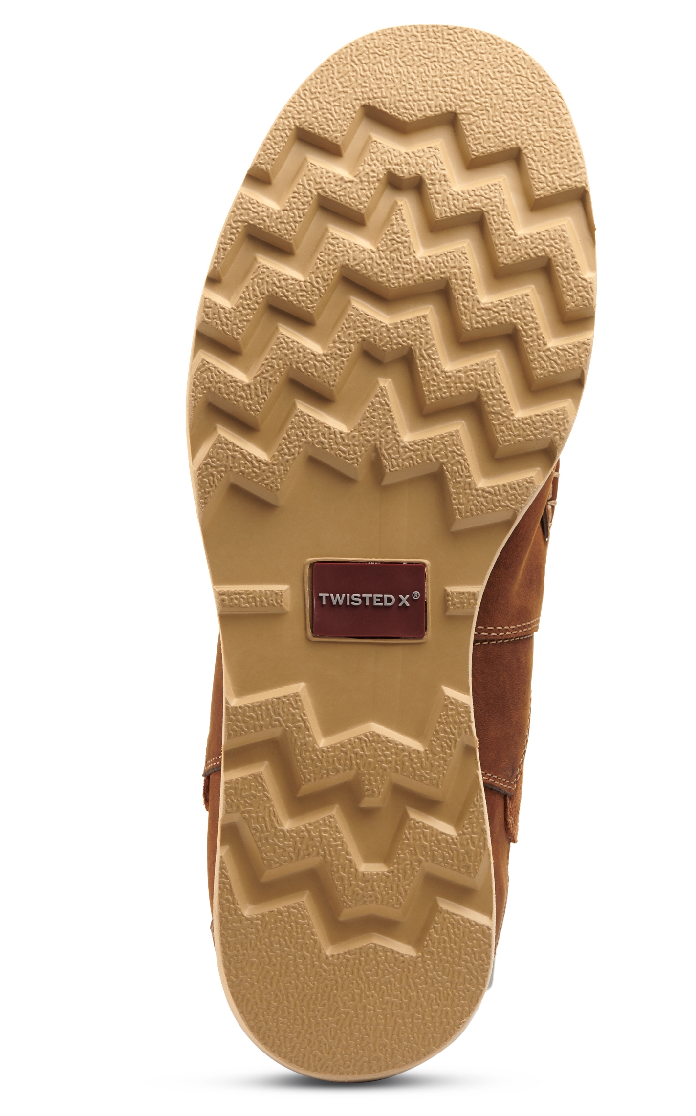 Twisted X Men's Oiled Saddle Brown Composite Toe Wedge Chelsea Work Boots - Image 1