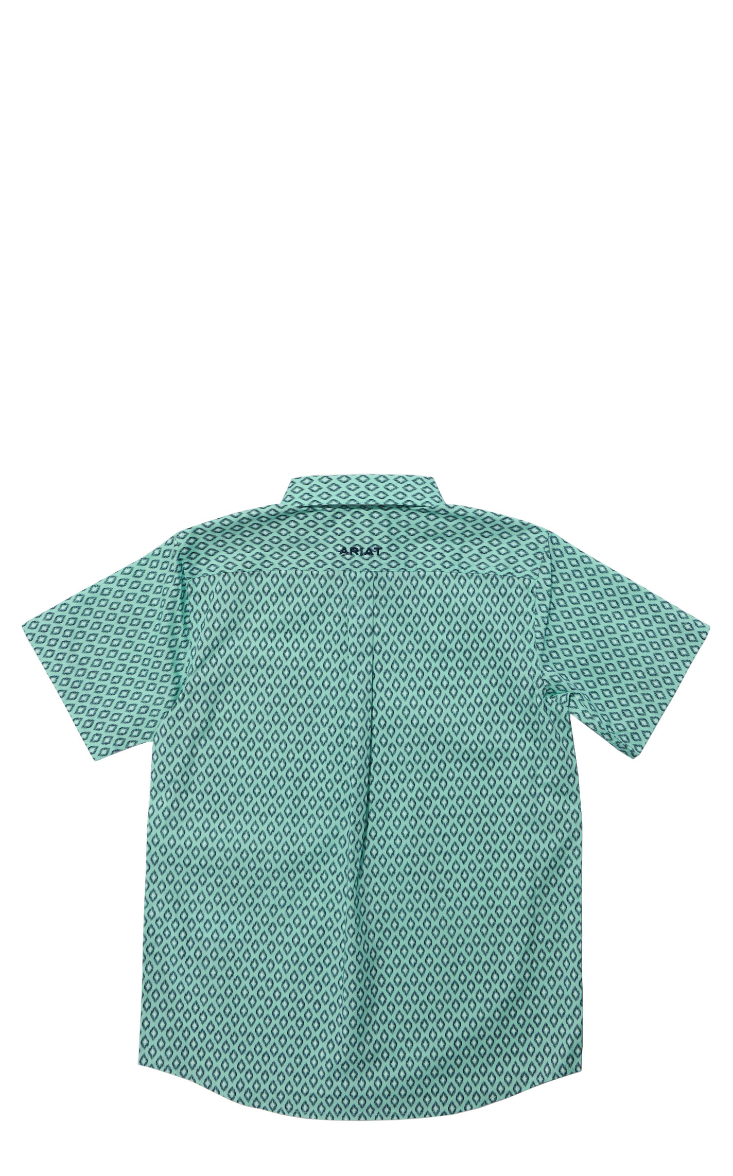 Ariat Boy's Canyon Mint Geo Western Shirt - Image 1