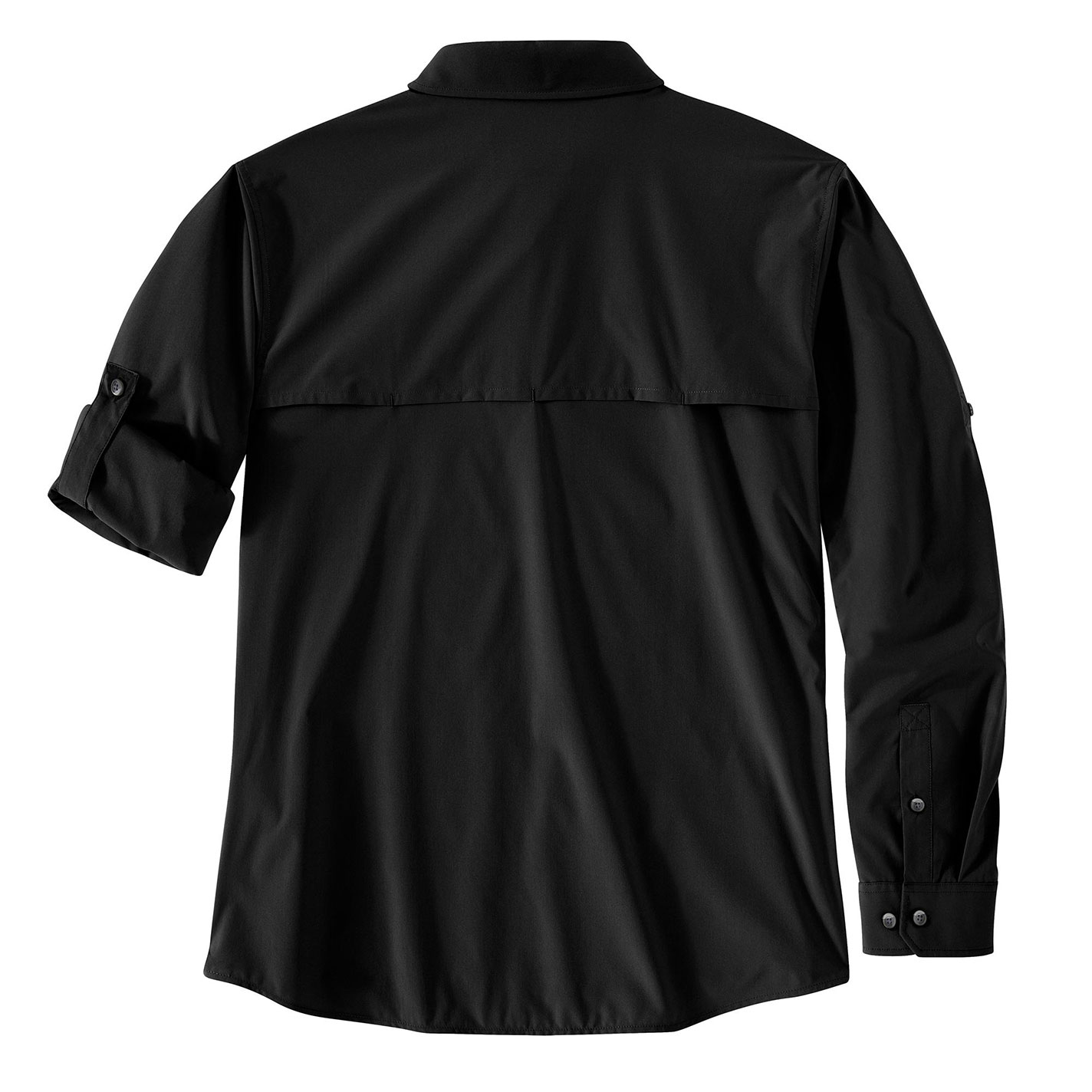 Carhartt Men's Force Sun Defender Black Logo Work Shirt - Image 1