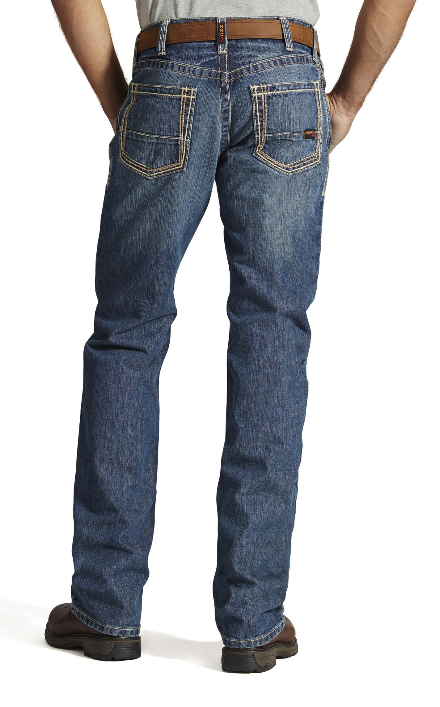 Ariat Men's M4 Clay Low Rise Boot Cut FR Work Jeans - Image 1