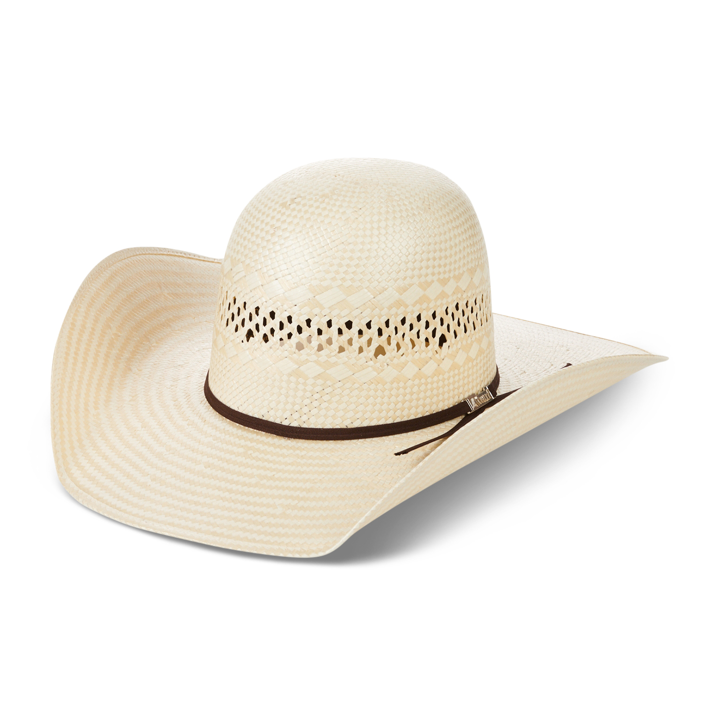 Atwood Half-Breed Paxton Ramsey Natural Open Crown Straw Cowboy Hat - Image 1