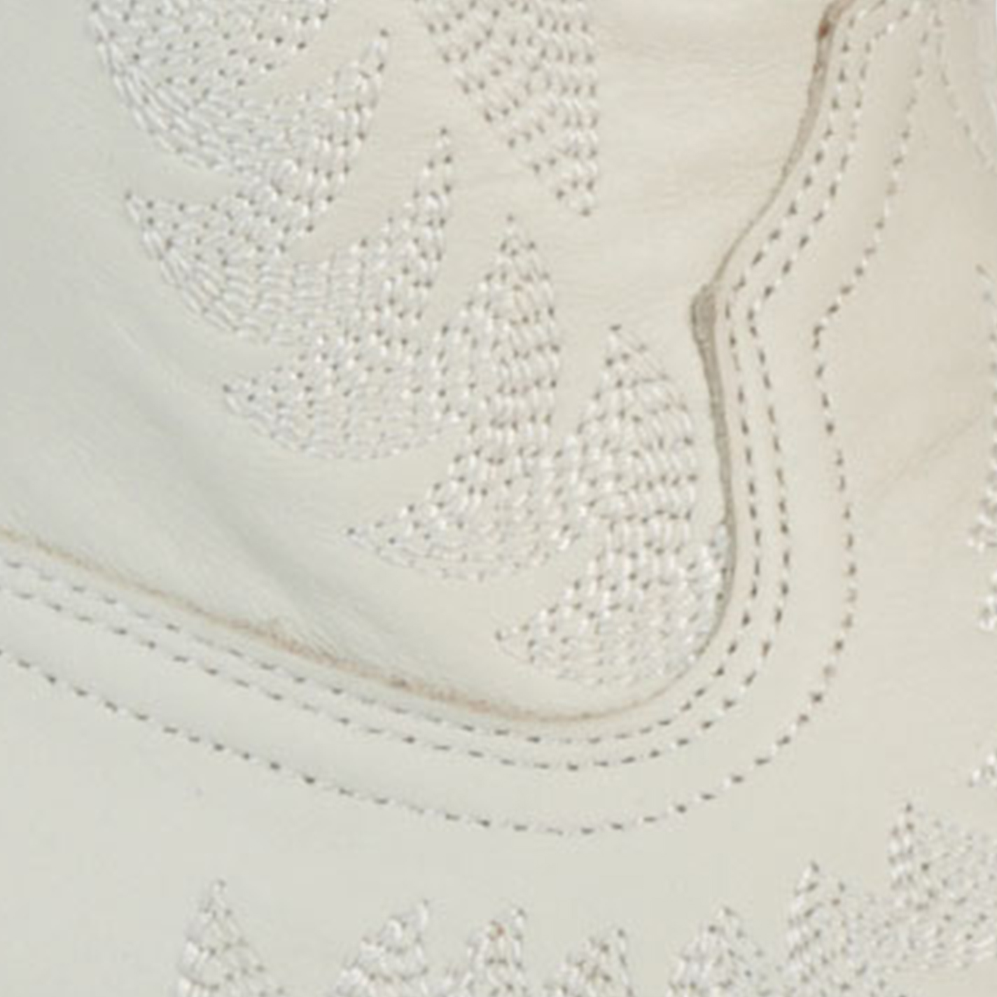 Ariat Women’s White Quartz Cate Snip Toe Cowboy Boots - Image 1