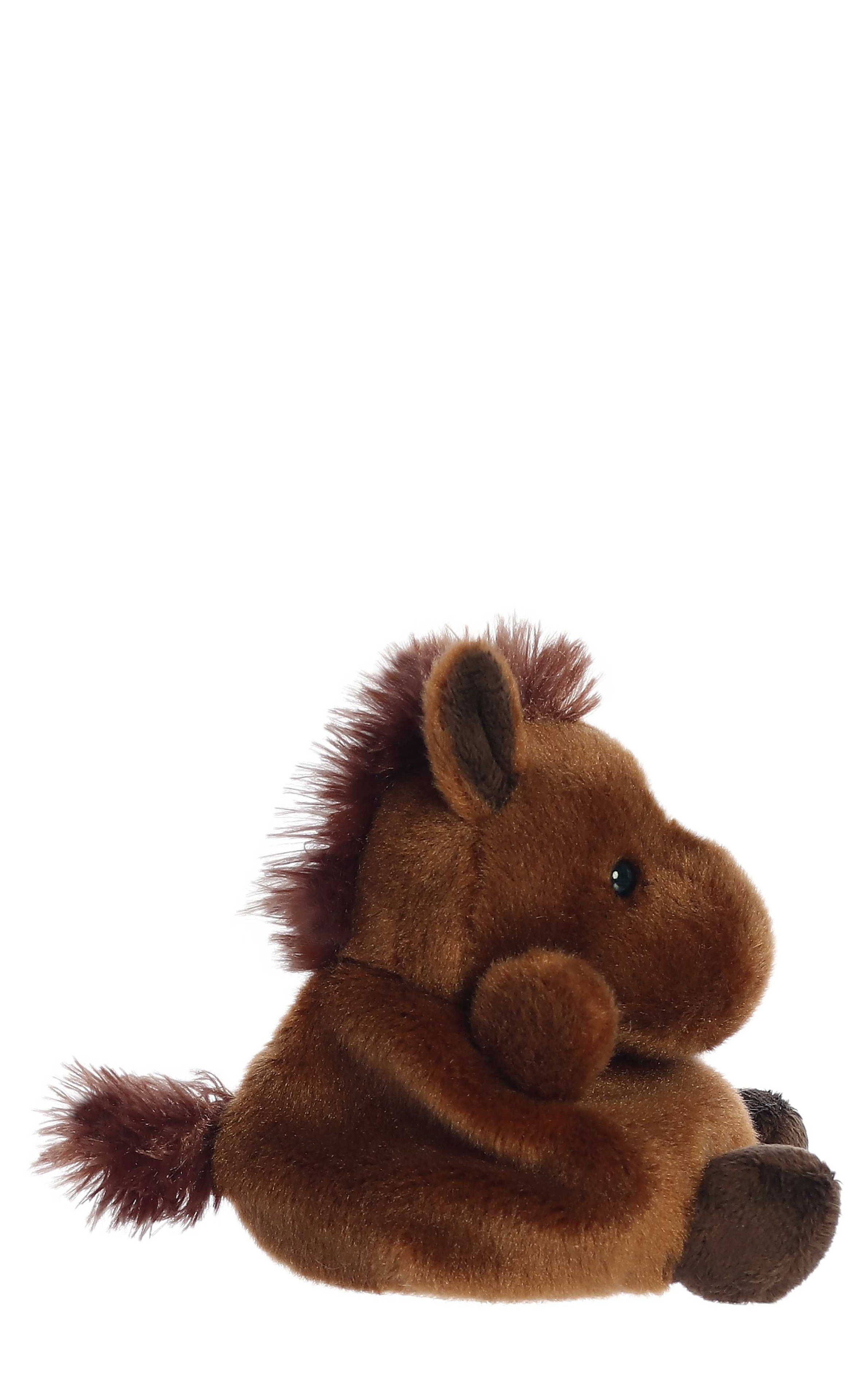 Aurora Palm Pal Truffle Brown Horse Stuffed Animal - Image 1