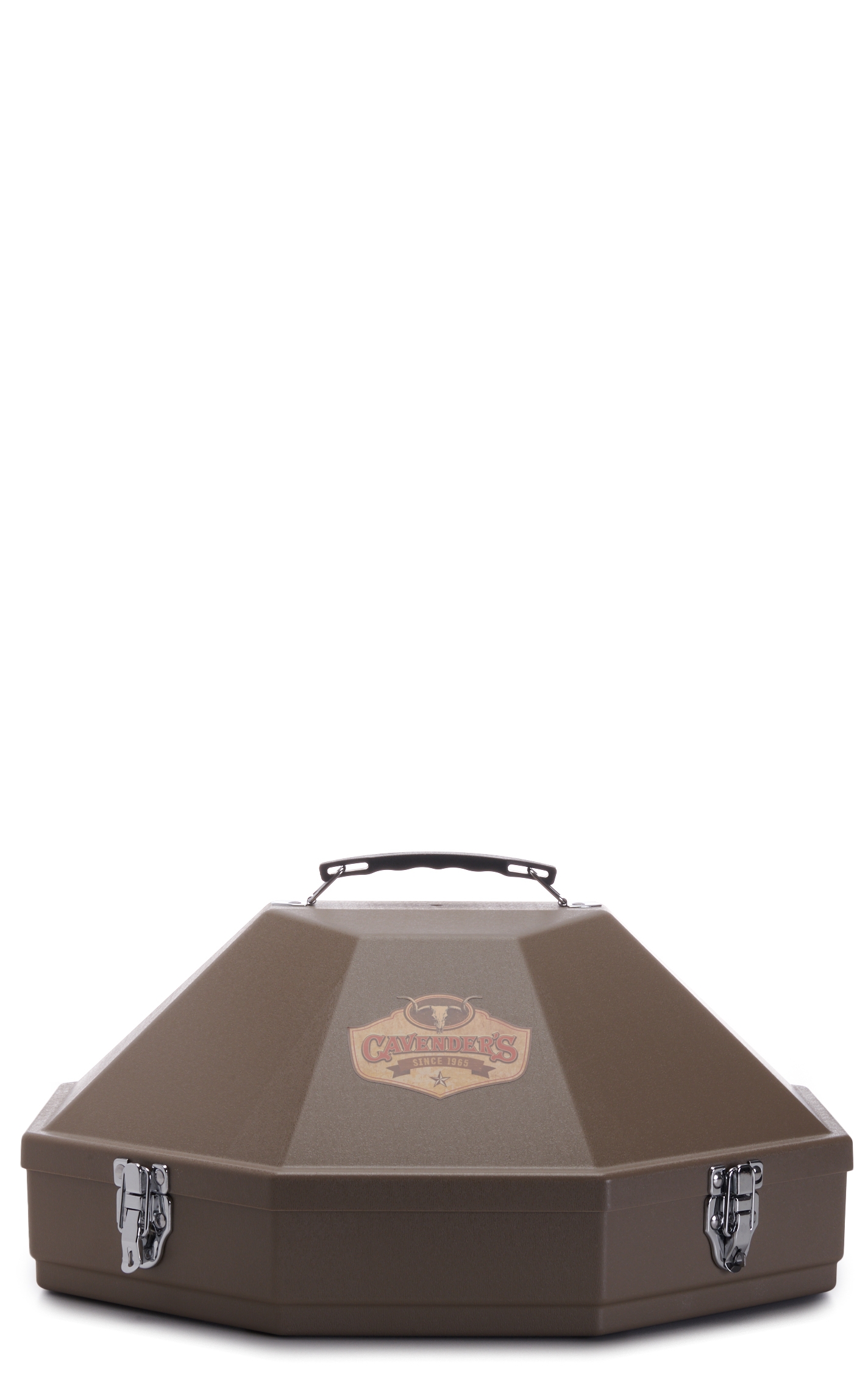 Cavender's Tan Classic Hat Carrier - Image 1