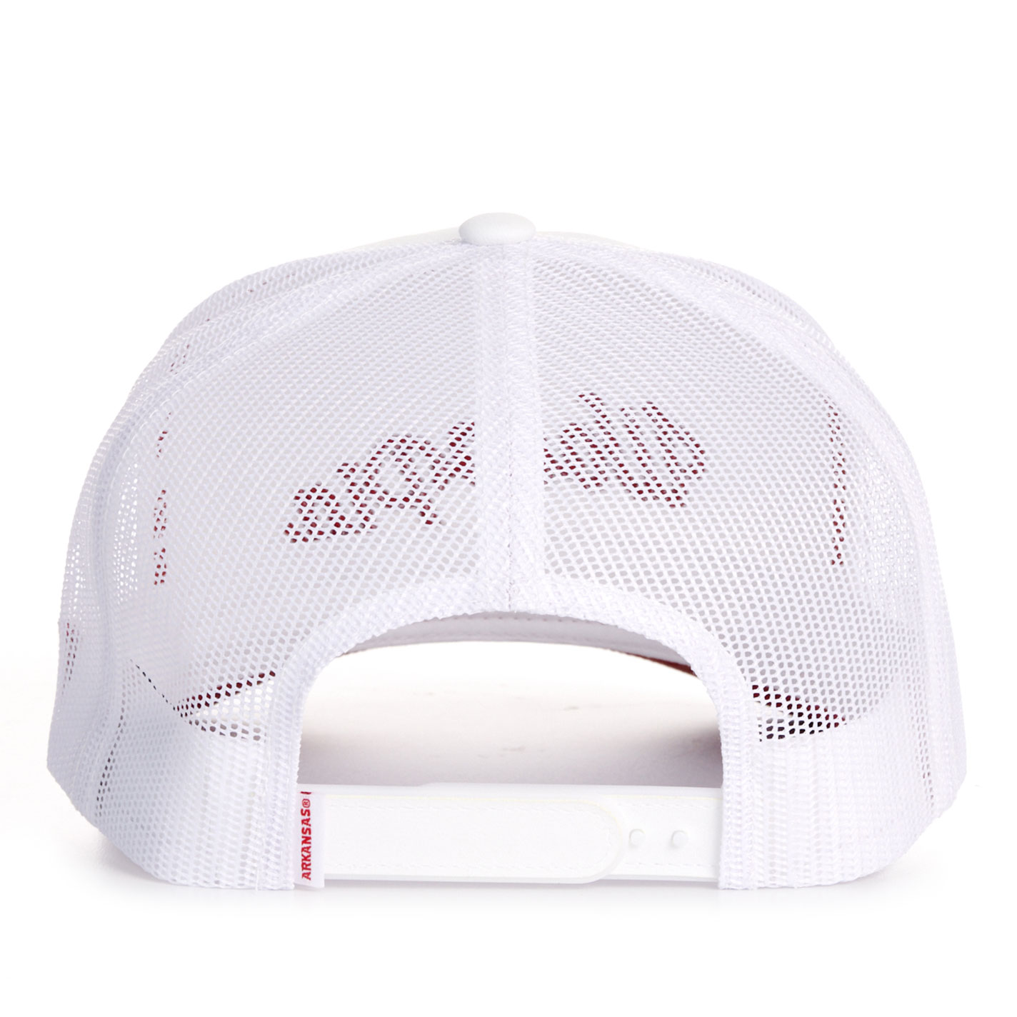 Hooey Collegiate Collection White Arkansas Wooo-Pig Embroidered Logo Cap - Image 1