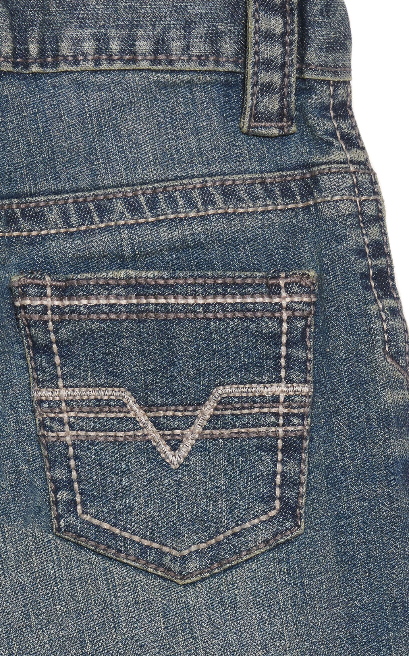Cinch Boys' Medium Wash Slim Fit Straight Leg Stretch Jeans (8-16) - Image 1