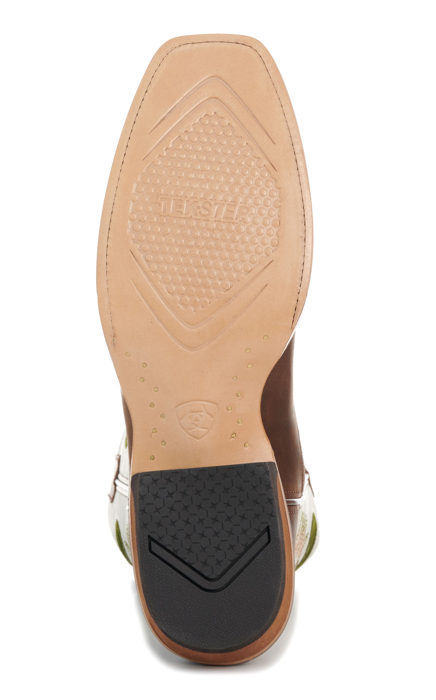 Ariat Men's Hickory & Crema TekStep Narrow Cutter Toe Cowboy Boots - Image 1