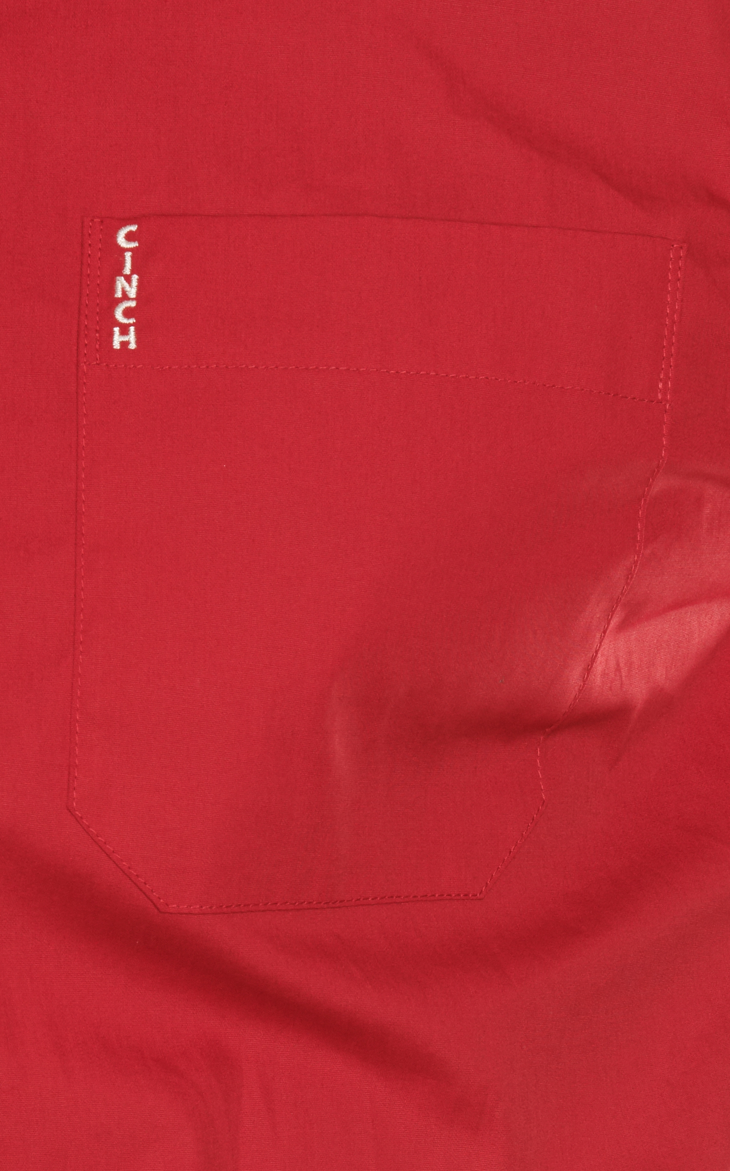 Cinch Men's Solid Red Modern Fit Western Shirt - Image 1