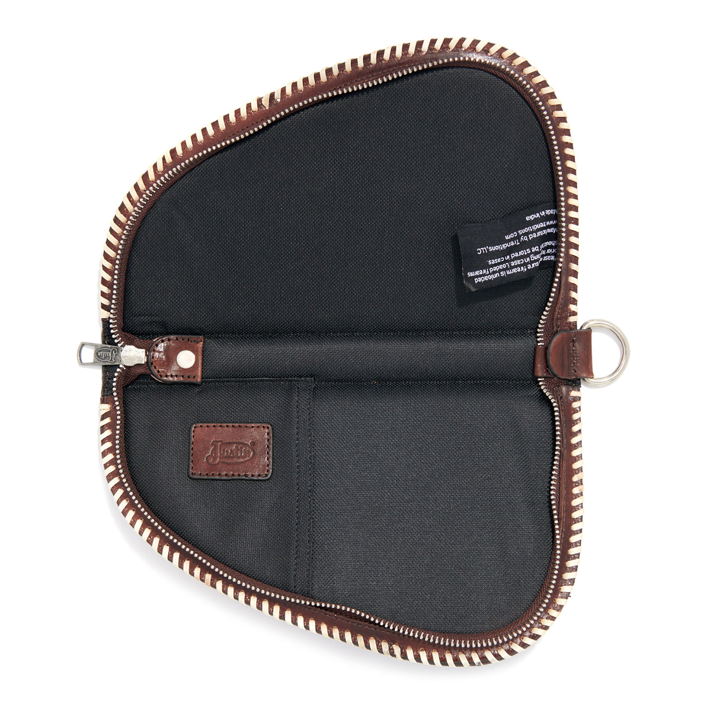 Justin Brown Small Genuine Leather Tenochtitlan Gun Case - Image 3