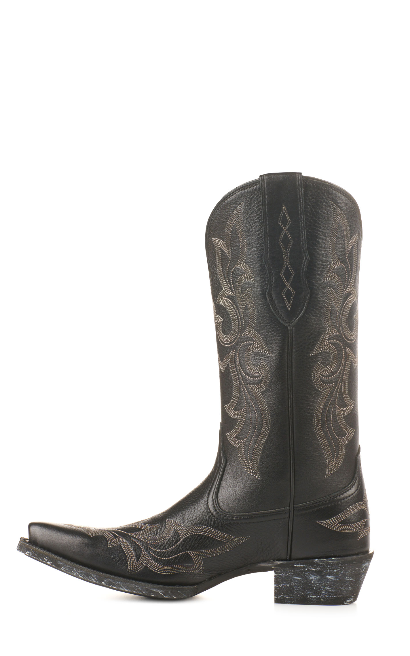 Ariat Women's Jennings Black StretchFit Wide Calf Snip Toe Cowboy Boots - Image 1