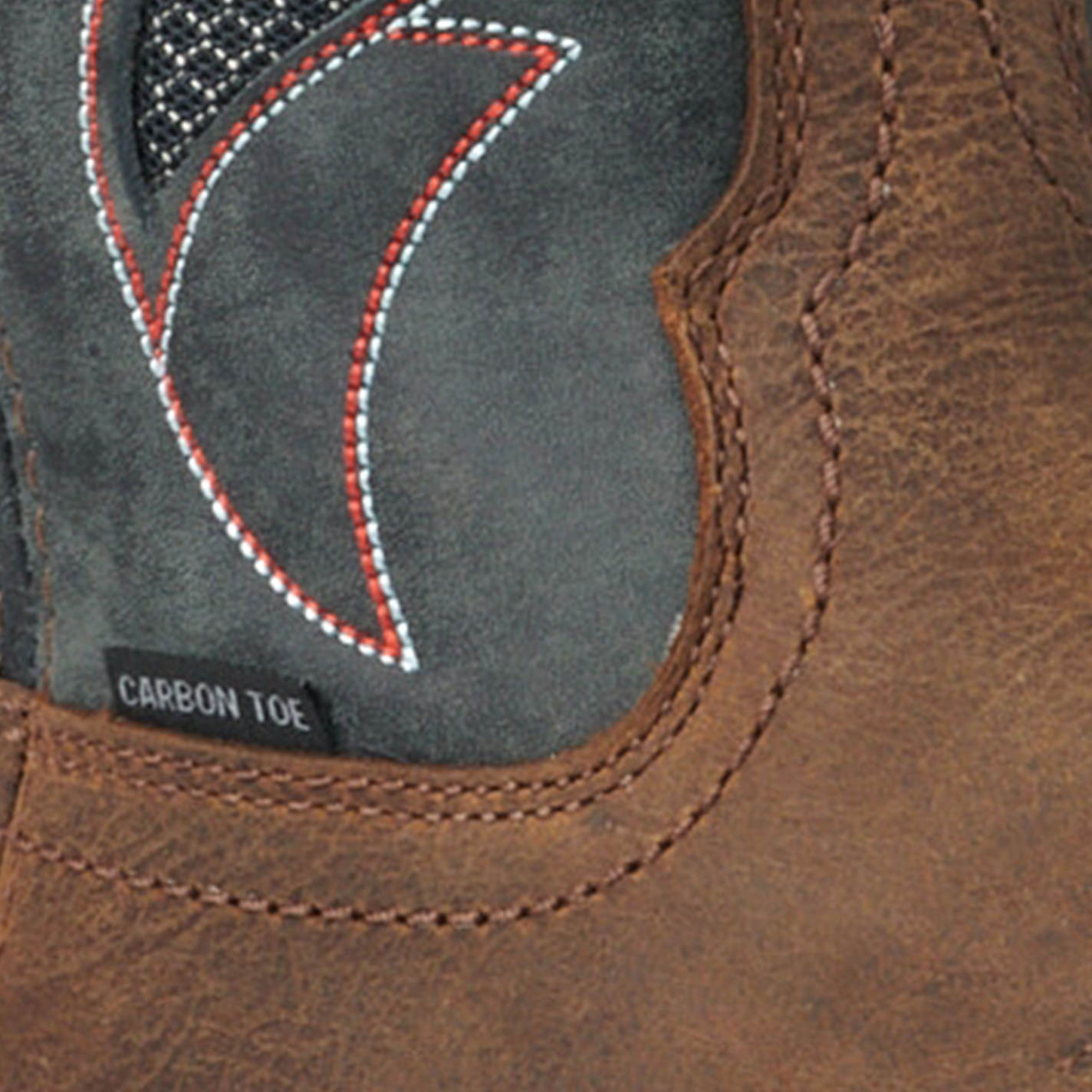 Ariat Men's WorkHog XT Rye Brown and Storm VentTEK Waterproof Square Carbon Toe Work Boot - Image 1