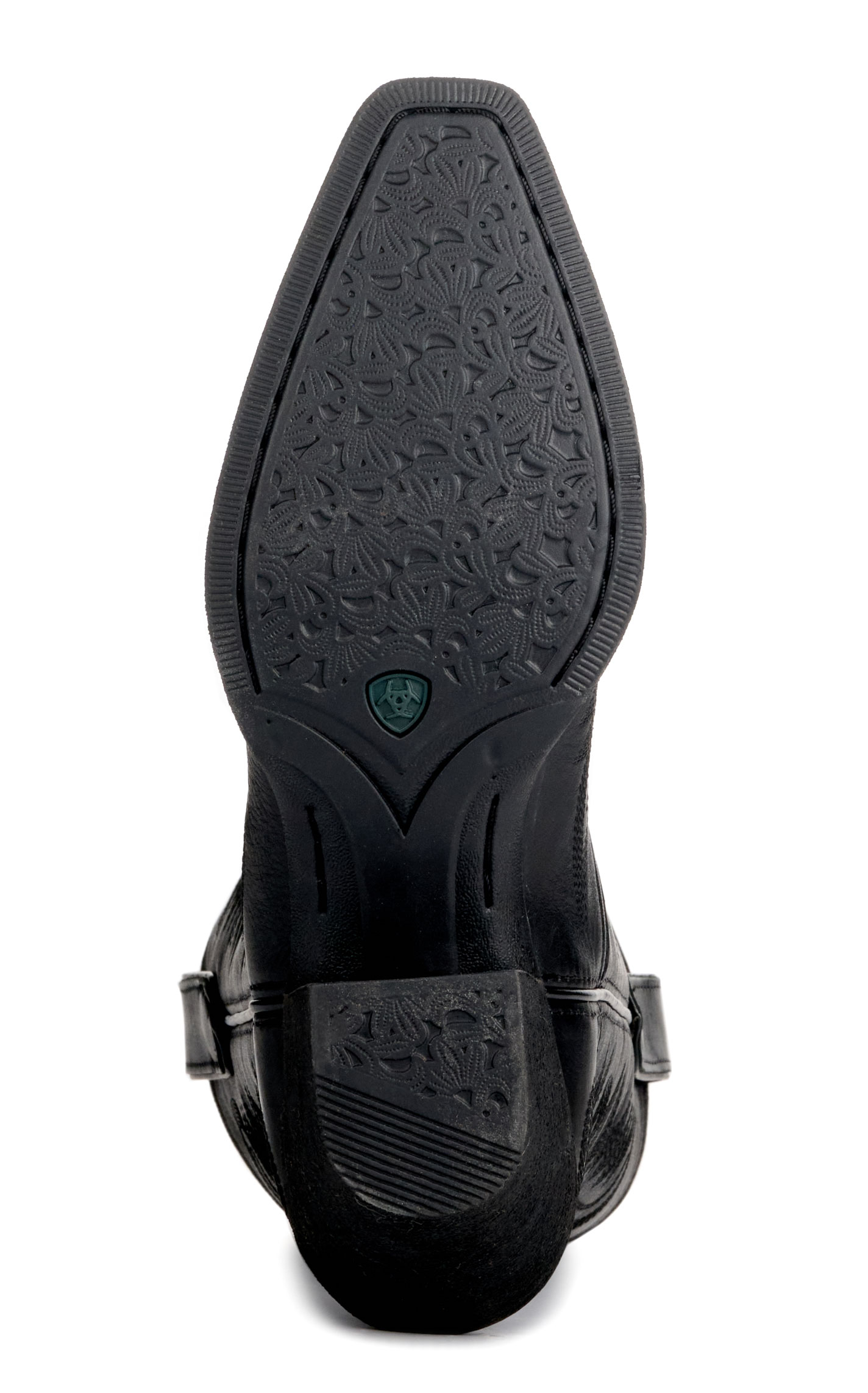 Ariat Women's Round Up Collins Black Snip Toe Cowboy Boots - Image 1