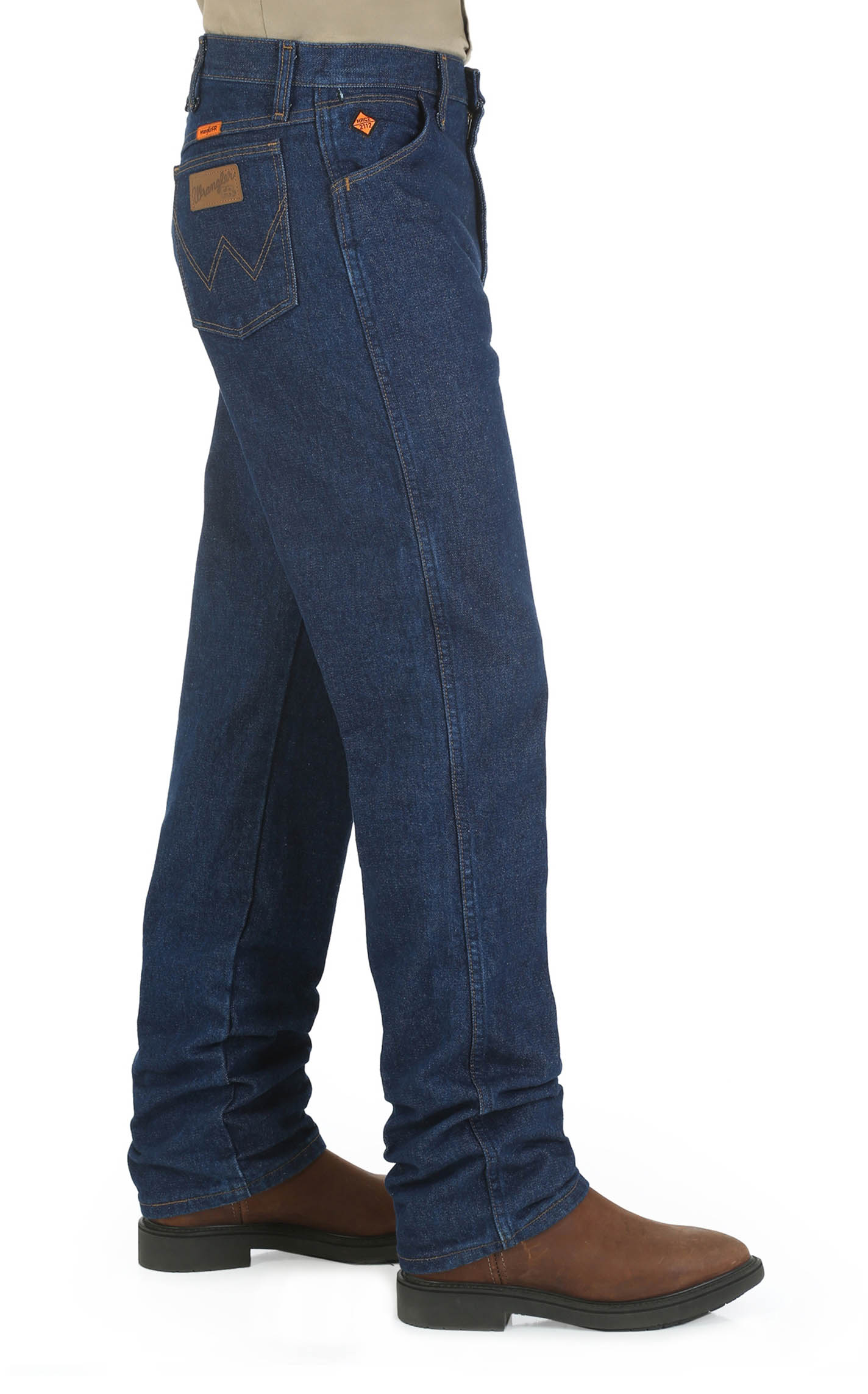 Wrangler Men's Original Fit Prewashed Flame Resistant Tall Work Jean - Image 1