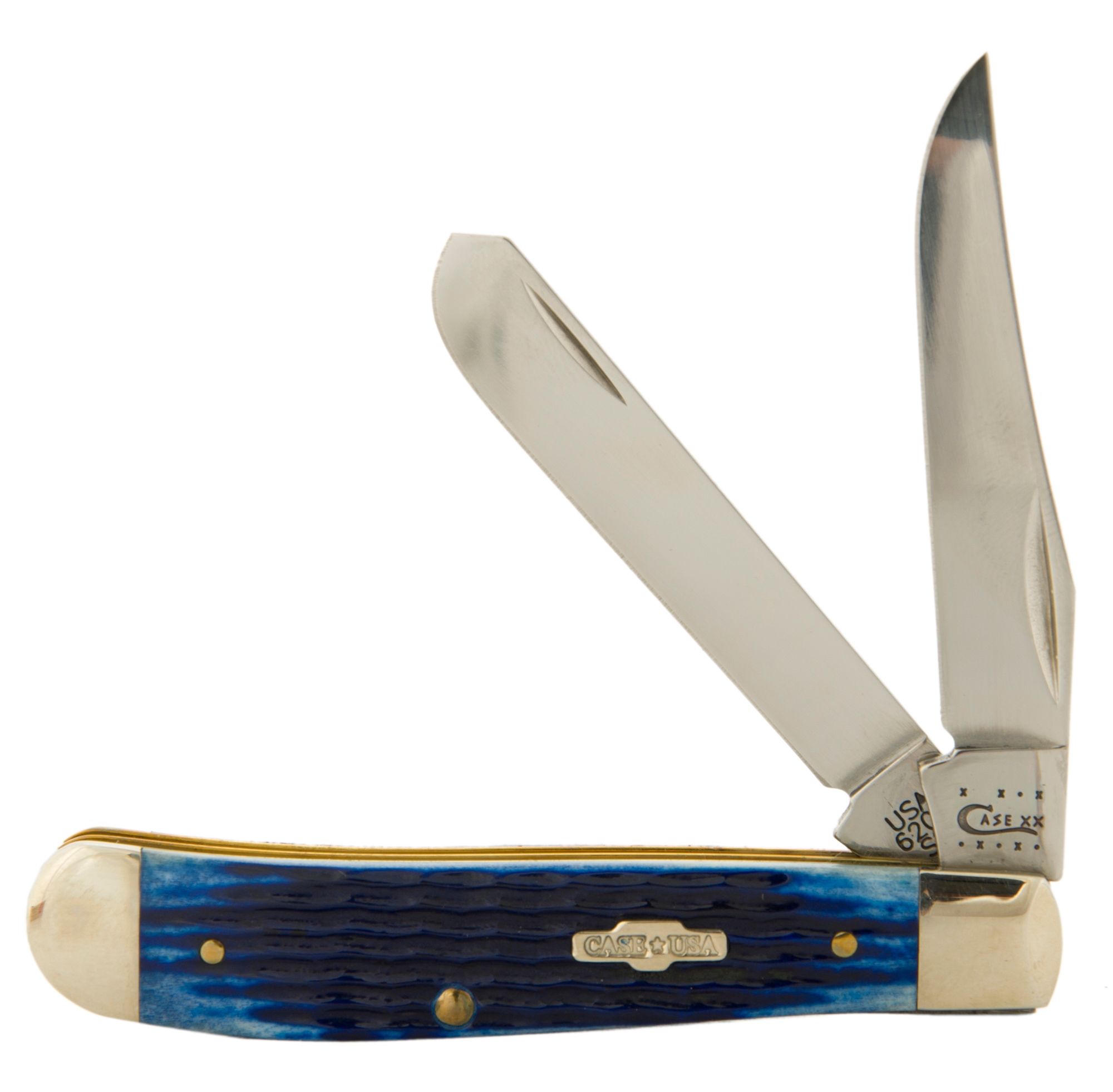 Case Knives Blue Bone Mini Trapper - Image 1